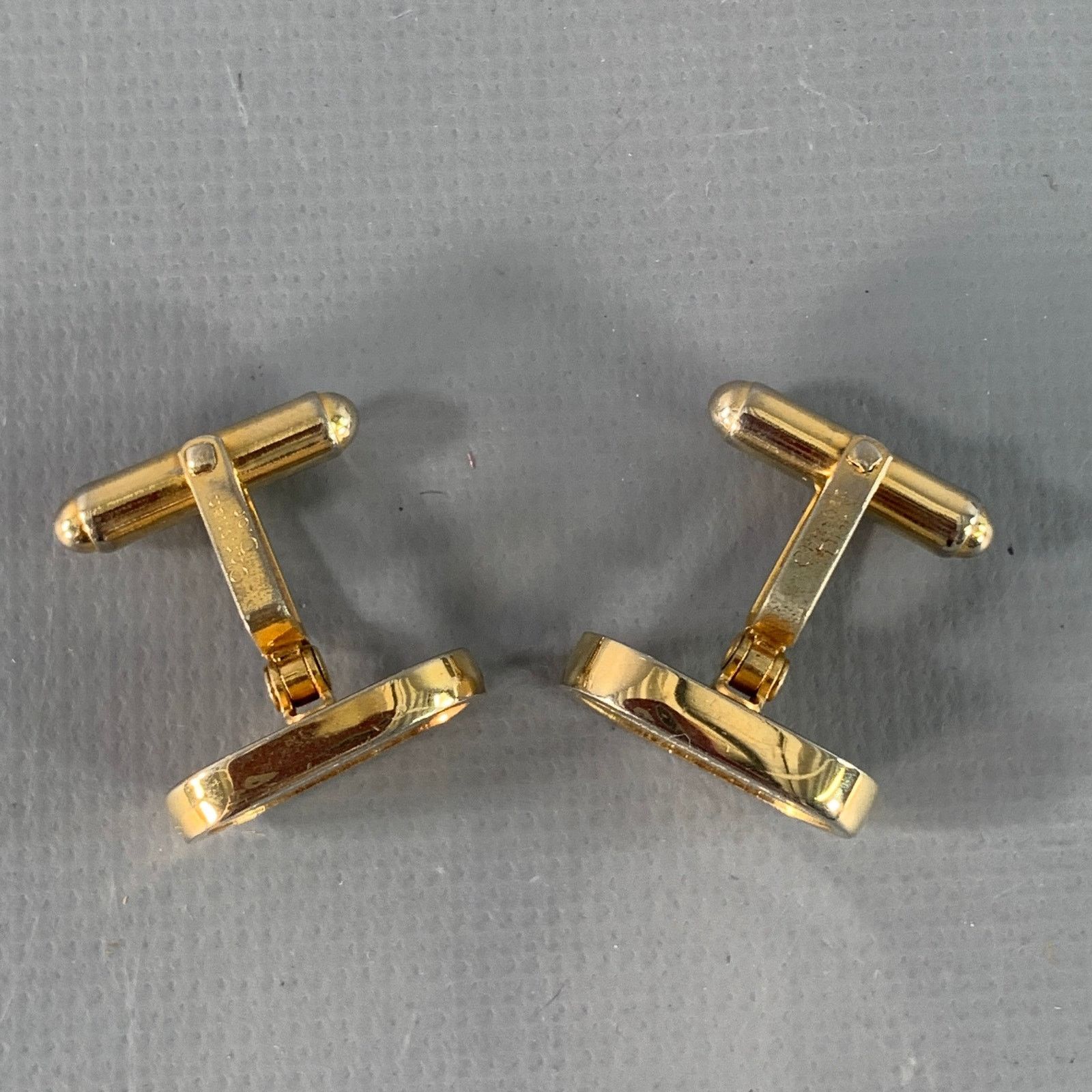 Dior Vintage Gold Silver Logo Metal Cuff Link Tie Clip Set Size ONE SIZE - 5 Thumbnail