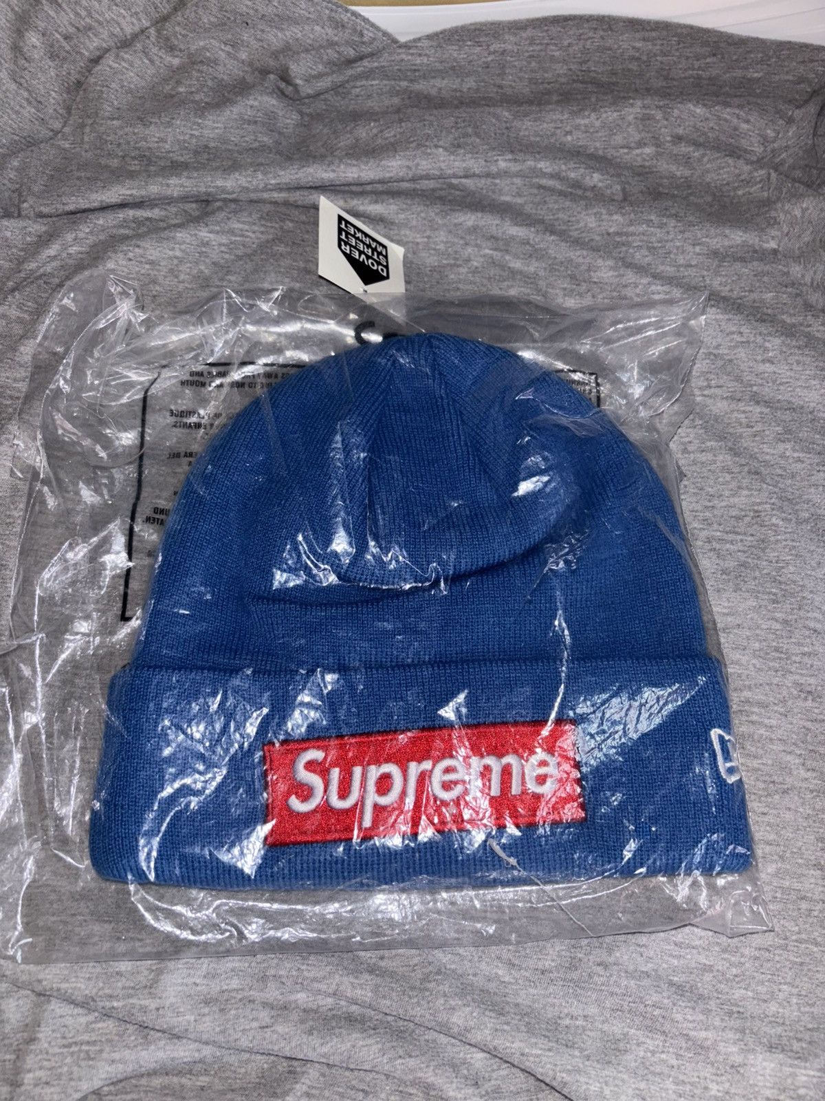 Supreme -SHIPS NOW✅- Supreme Beanie Blue New Tagged Size 40 - 1 Thumbnail