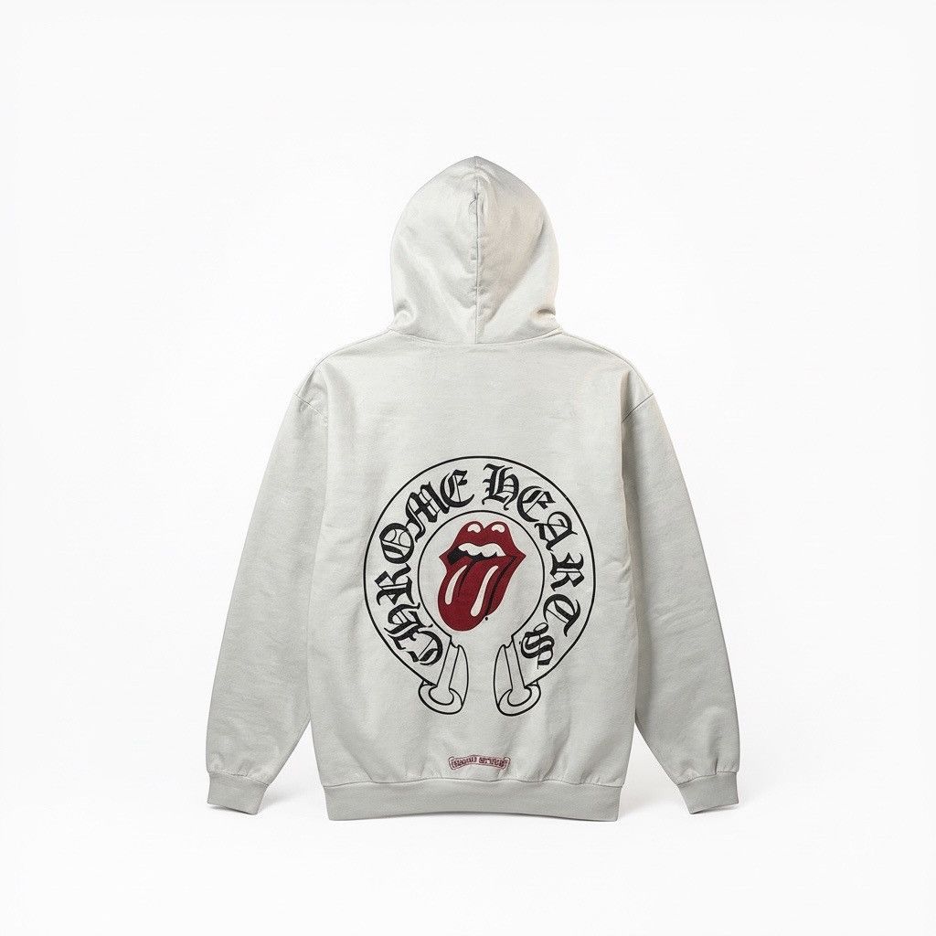 Chrome Hearts Chrome Hearts Rolling Stone Red Tongue Hoodie Size US M / EU 48-50 / 2 - 2 Thumbnail