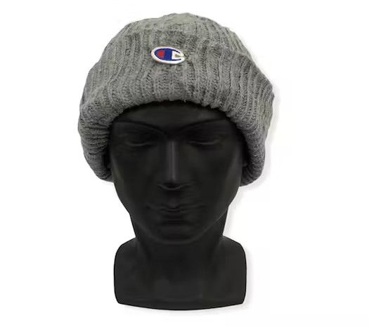 image of Vintage Champion Small Logo Beanie Hat, Men's