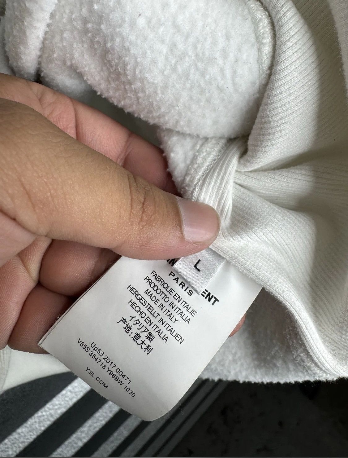 Yves Saint Laurent Ysl crewneck Size US L / EU 52-54 / 3 - 2 Thumbnail