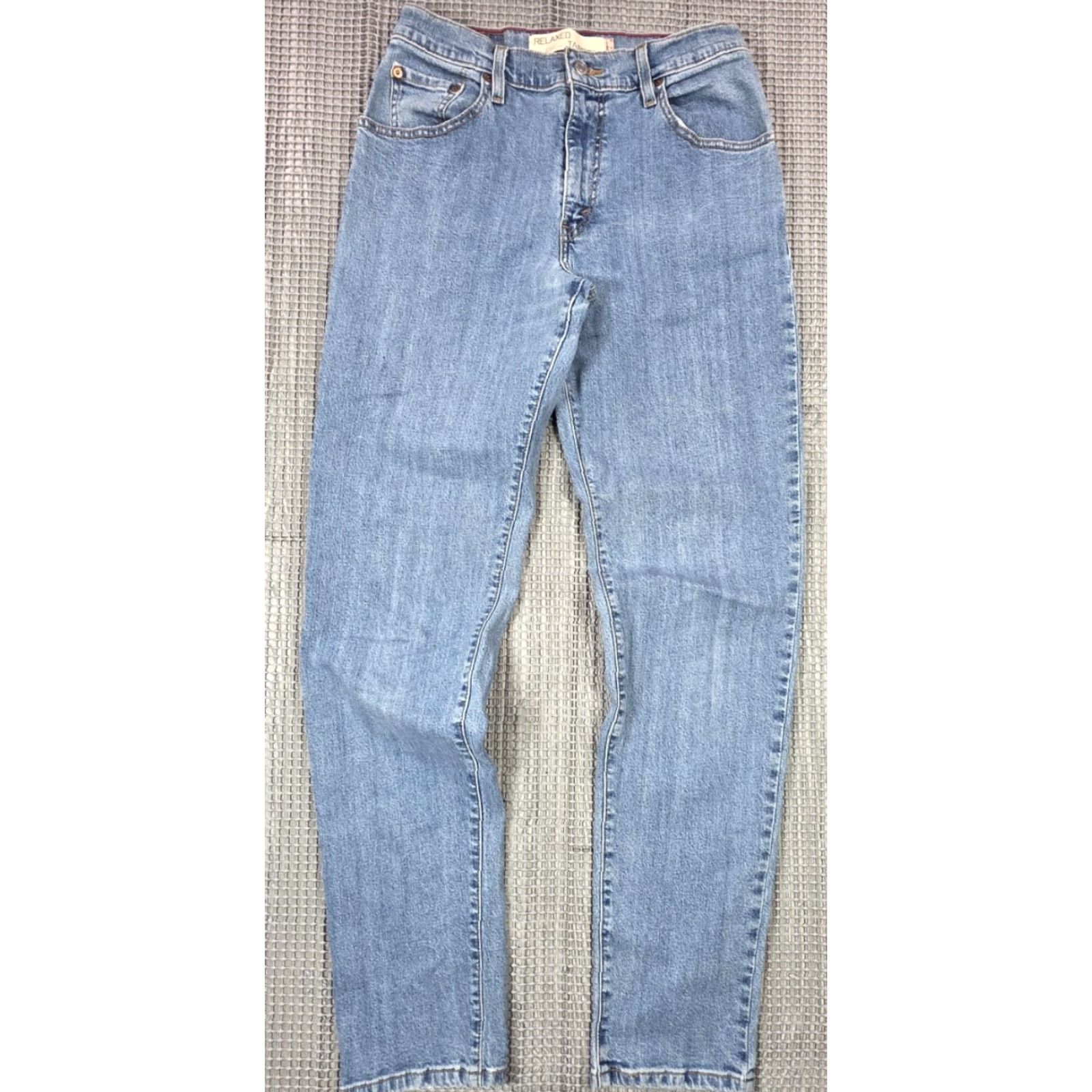 Levi's VINTAGE Levi's Jeans Women 8 Long Blue Relaxed Fit Tapered Leg 550 Y2K 28x32 Stretch Size 30" / US 8 / IT 44 - 2 Thumbnail