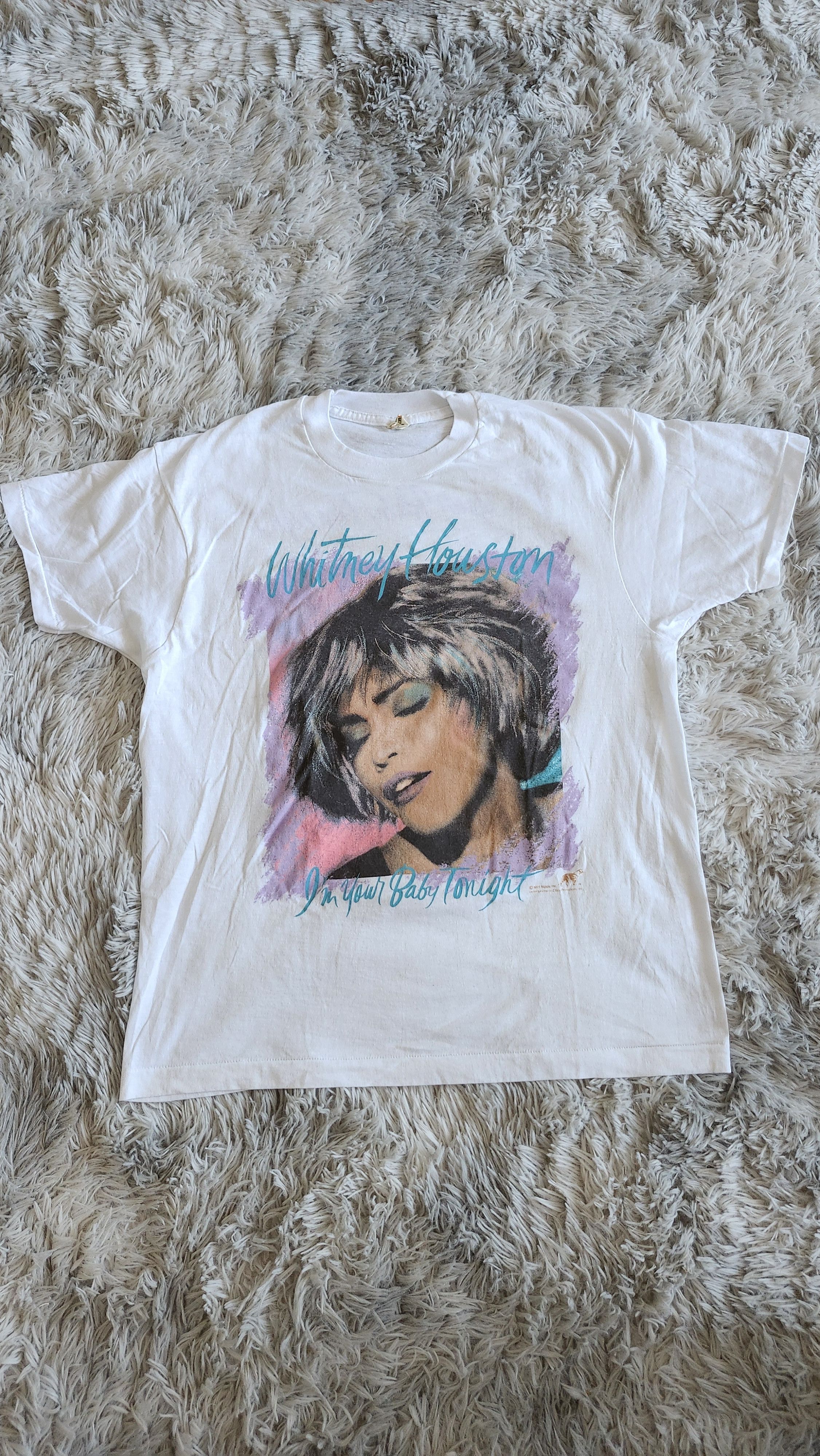 Other Whitney Houston 1991 Tour shirt Size US XL / EU 56 / 4 - 1 Thumbnail