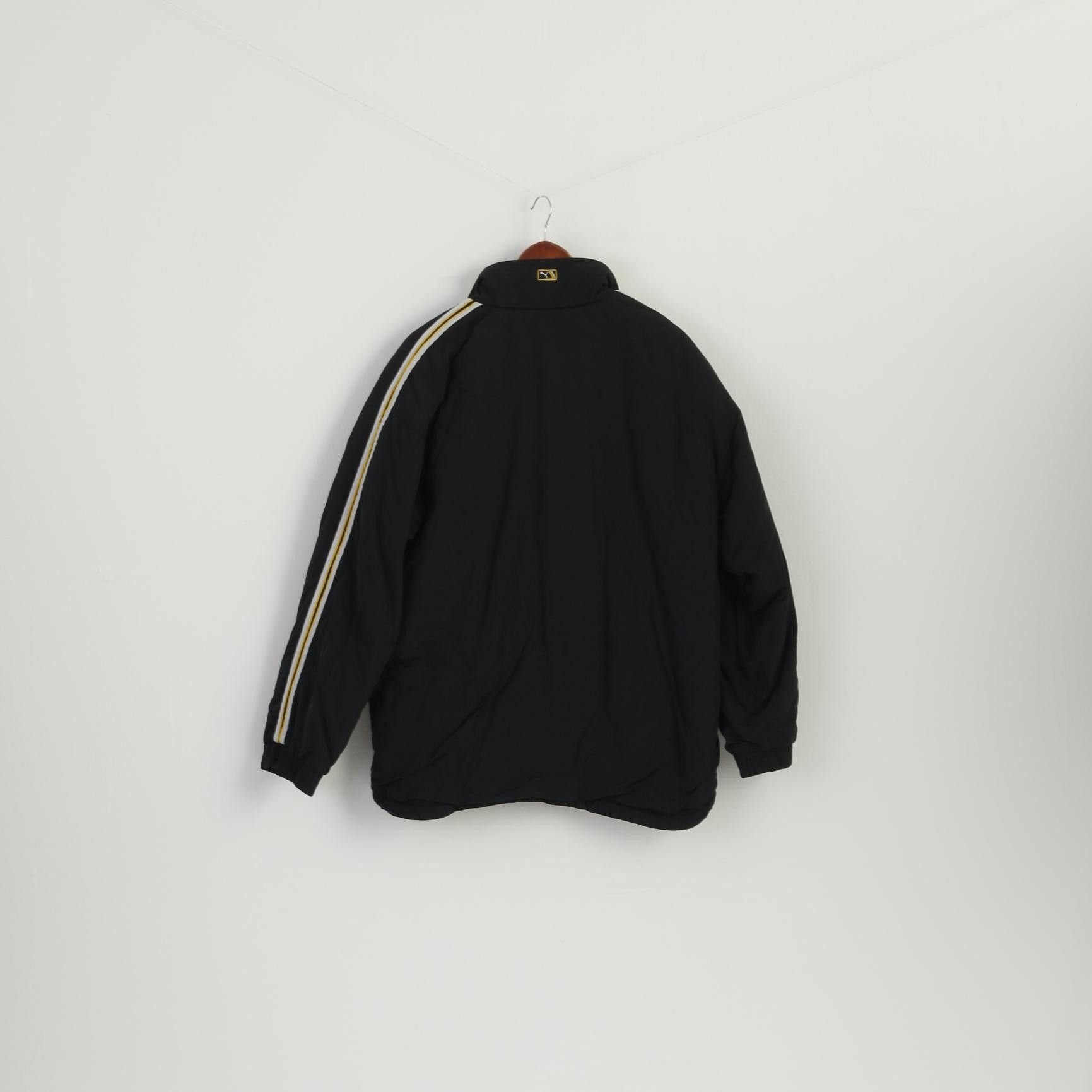 Puma Vintage Puma Men S Jacket Black Nylon Padded 0206 Size US S / EU 44-46 / 1 - 7 Thumbnail