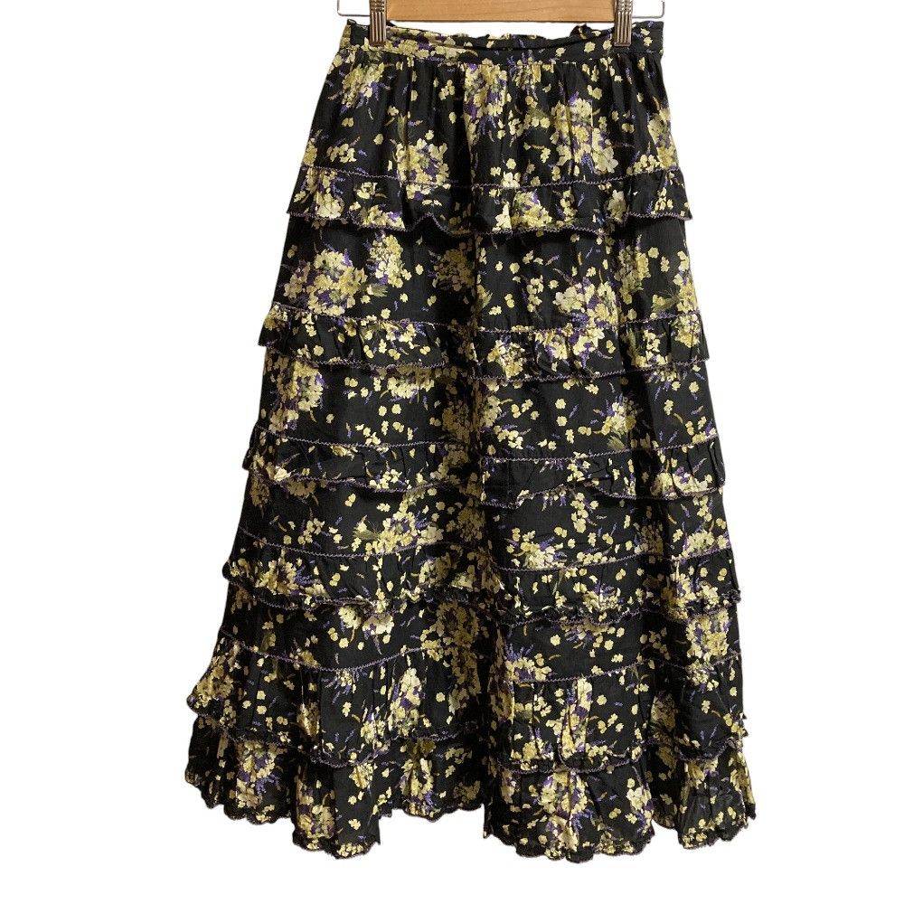 Other Other PINK HOUSE Flower Print Tiered Skirt Textile Skirts A2181FSY262 DUTY FREE for USA Size ONE SIZE - 1 Thumbnail