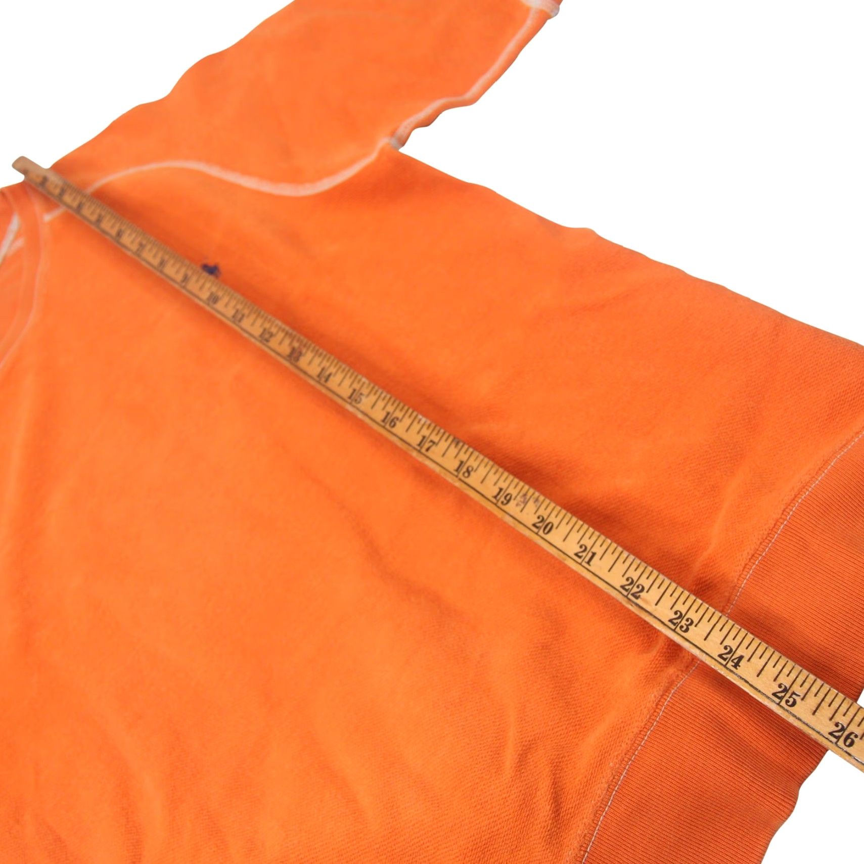 Polo Ralph Lauren VINTAGE Polo Ralph Lauren Shirt Mens Small Orange Thick Heavy Short Sleeve Sweatshirt Style Size US S / EU 44-46 / 1 - 5 Thumbnail