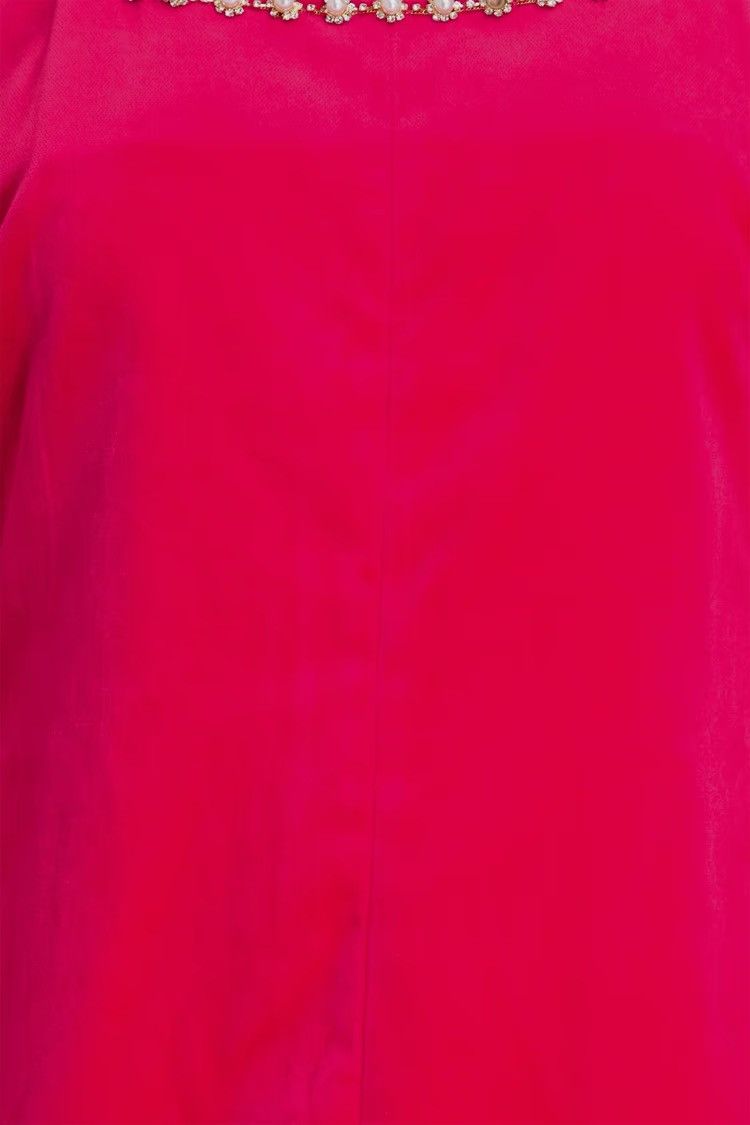 Other CARA CARA Belinda crystal-embellished cotton Velvet dress Size M / US 6-8 / IT 42-44 - 3 Thumbnail