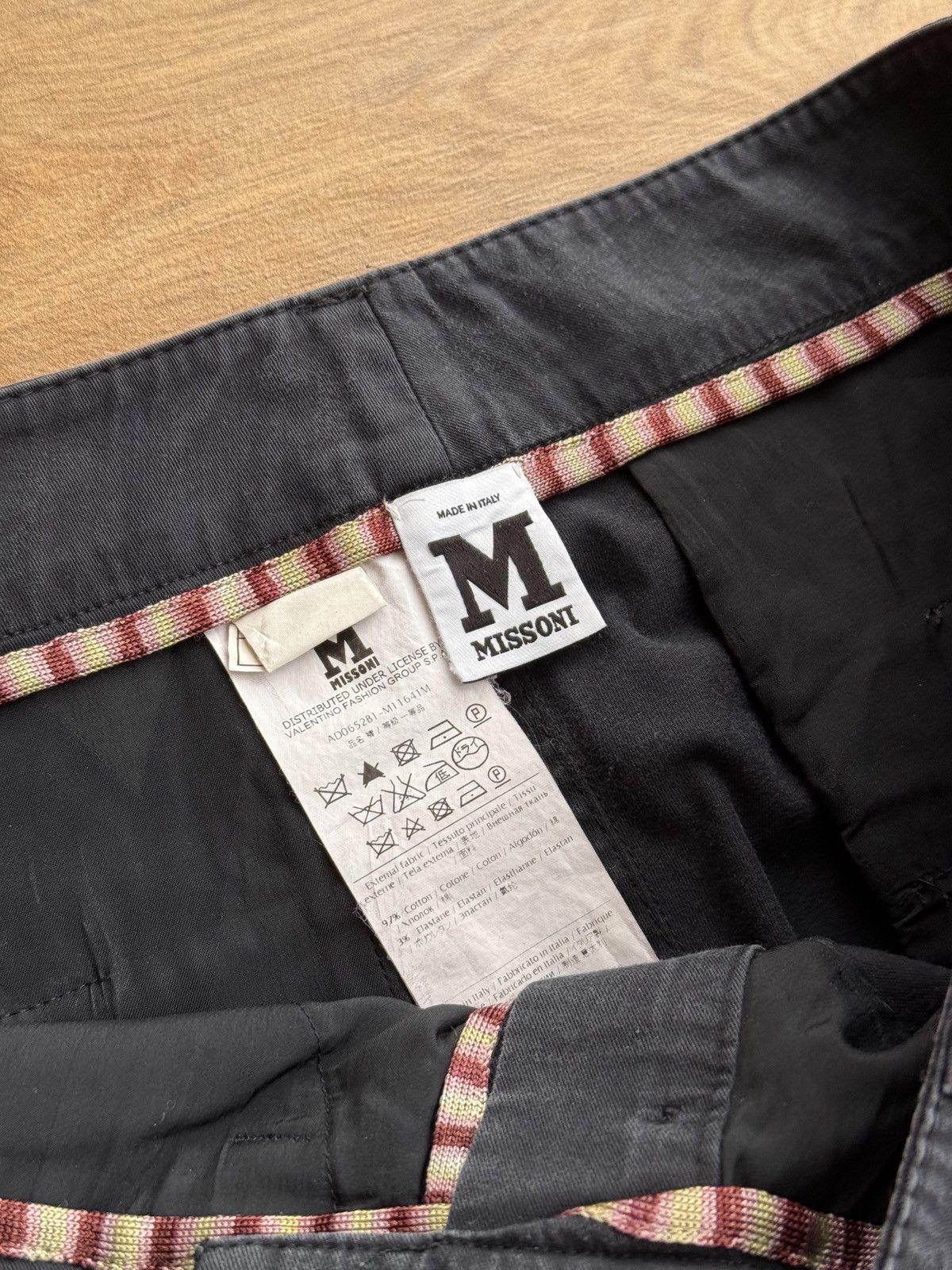 Missoni × Vintage Vintage Missoni Skinny W' Navy Formal Pants Size 26" / US 2 / IT 38 - 5 Thumbnail