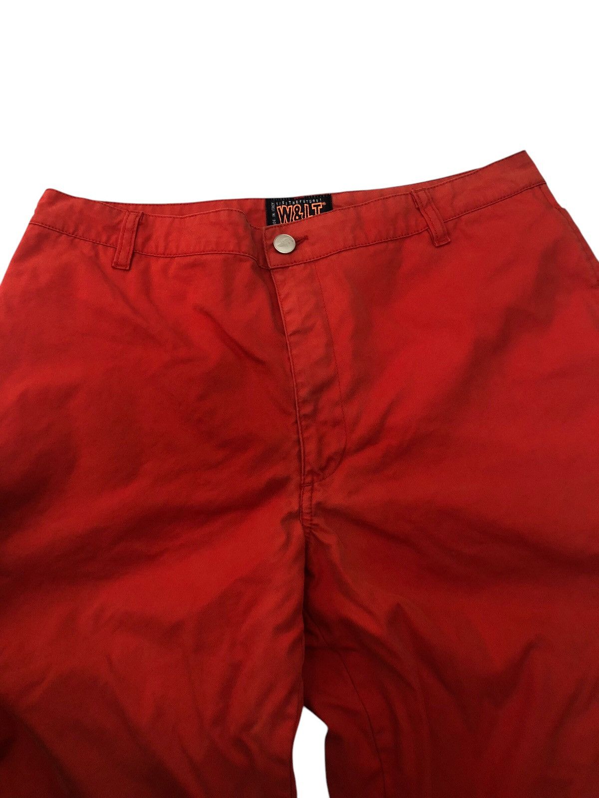 Walter Van Beirendonck RARE 🔥 W. & L.T. ICONIC ORANGE ASYMMETRICAL LEG LENGTH PANT Size US 32 / EU 48 - 5 Thumbnail