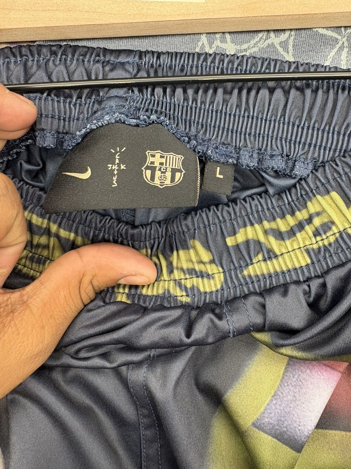 Jordan Brand × Travis Scott Travjs Scott x Nike x FCB - Skeleton Home Shorts L Size US 32 / EU 48 - 3 Thumbnail