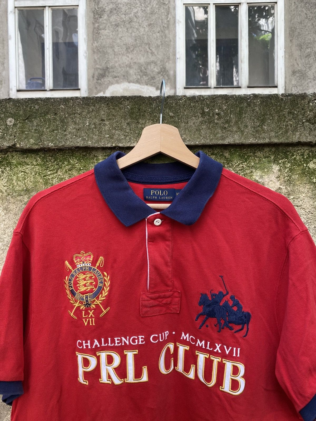 Polo Ralph Lauren × Vintage Polo Ralph Lauren PRL Embroidered Logo Chief Keef Polo Size US XL / EU 56 / 4 - 3 Thumbnail