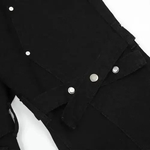Jean flare carpenter grunge punk pants Size US 29 - 3 Thumbnail