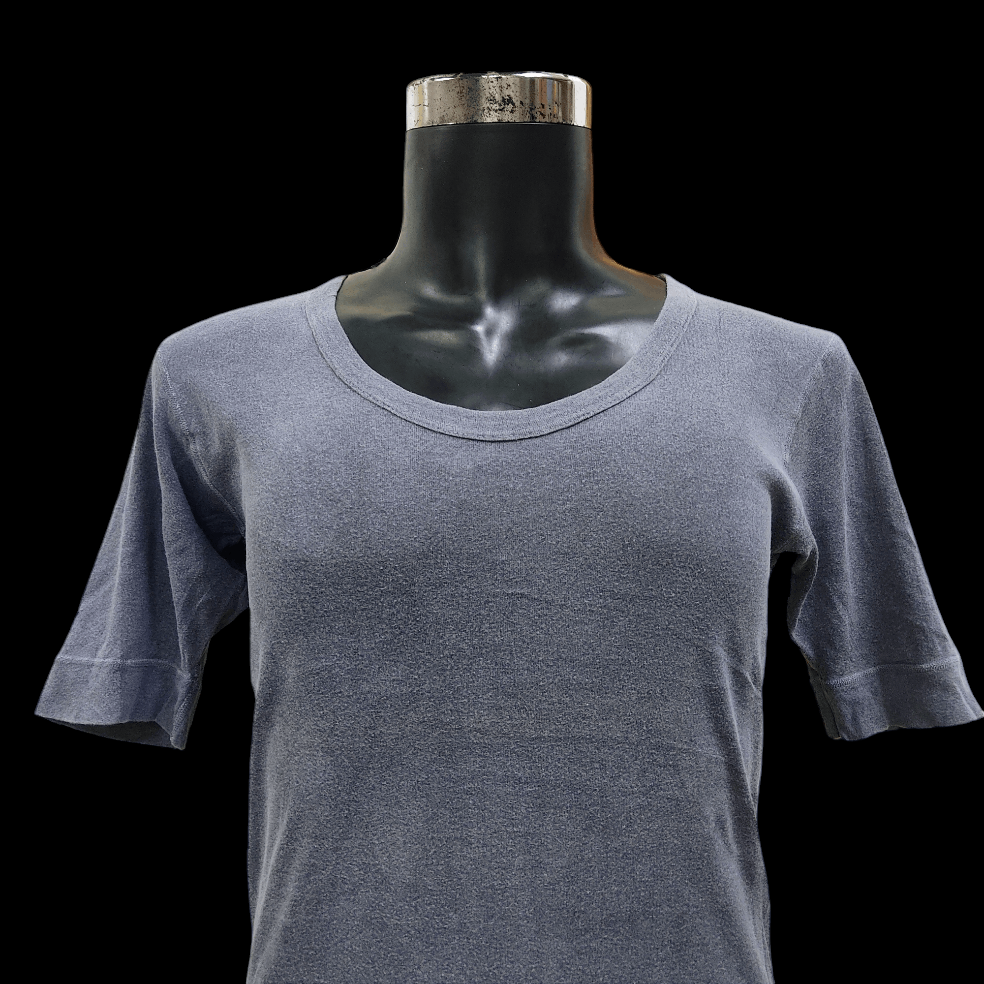 Attachment ATTACHMENT Washed Faded Scoop Neck T-shirt Size US M / EU 48-50 / 2 - 2 Thumbnail