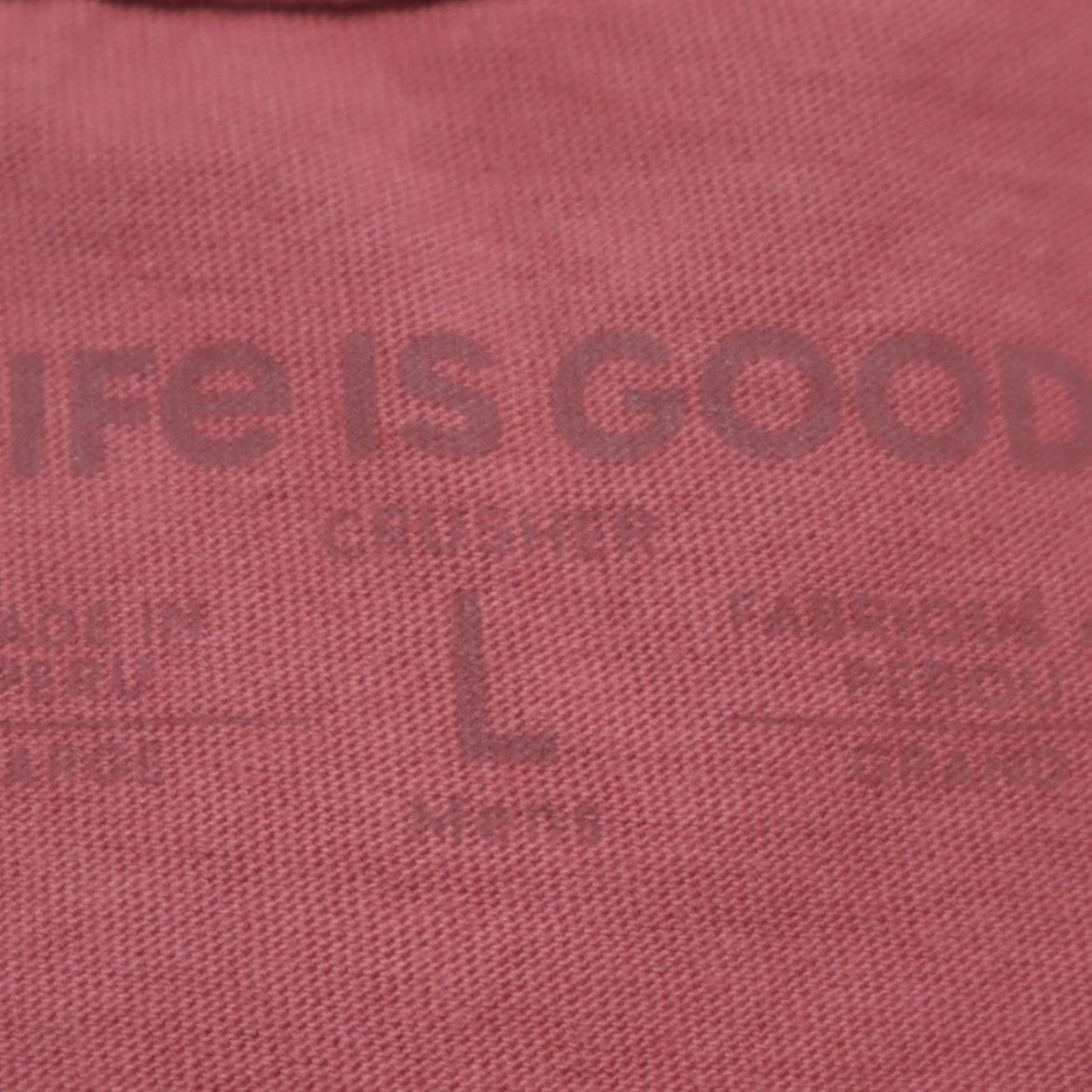 Life is Good Life is Good Baseball Solid T-Shirt Red Men's L Shirt Mens Life is Good Baseball Solid T-Shirt Red L Size US L / EU 52-54 / 3 - 5 Thumbnail