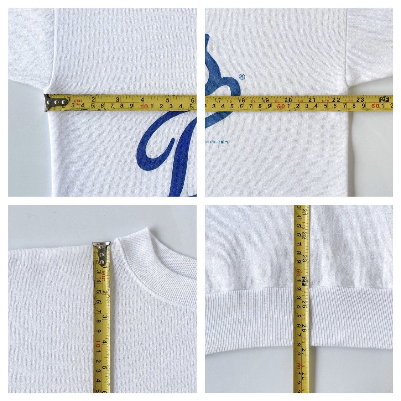 Tultex × Vintage 90s Los Angeles Dodgers MLB sweatshirt/ L Size US L / EU 52-54 / 3 - 9 Thumbnail