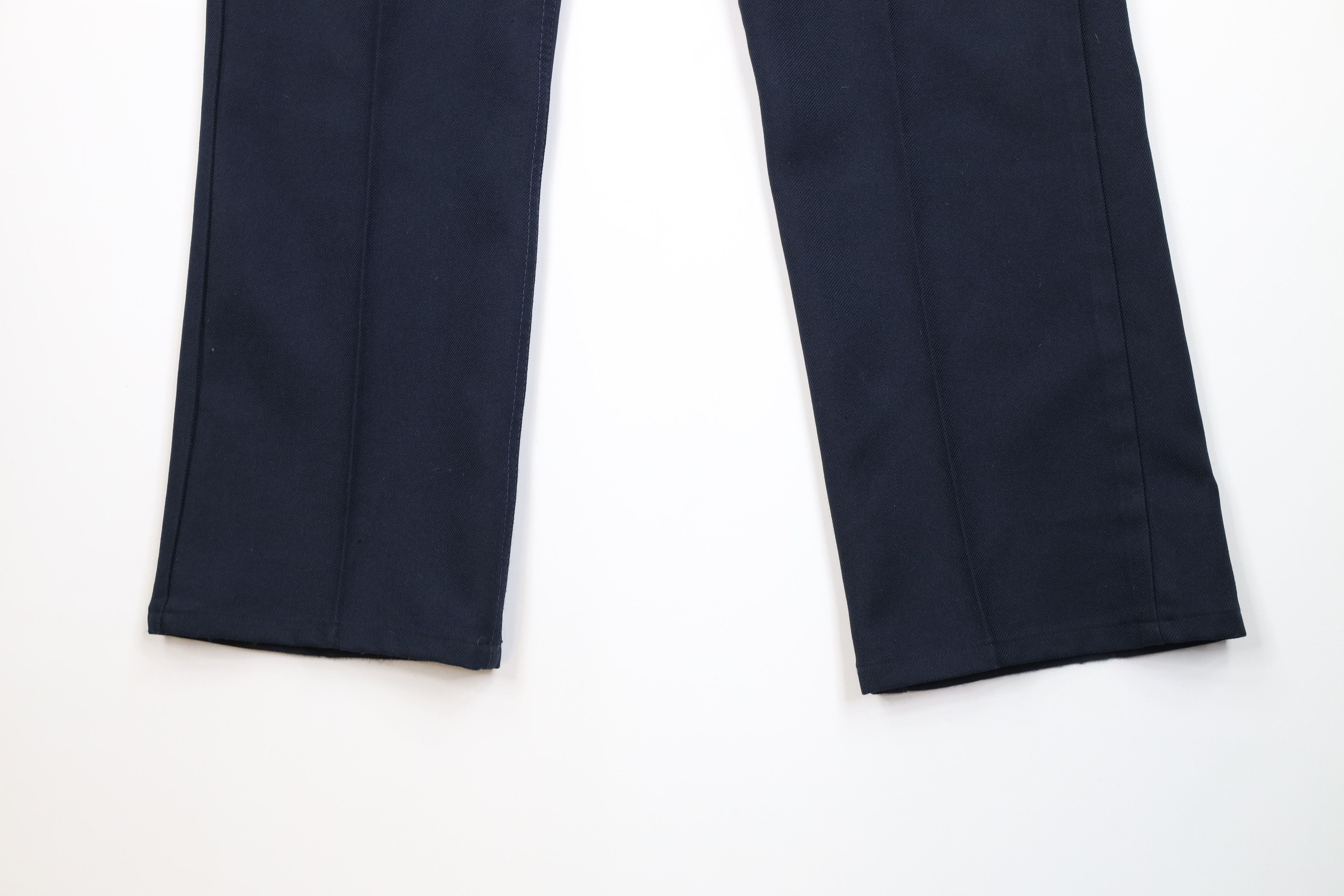 Wrangler Vintage 70s Wrangler Wide Leg Knit Chino Pants Blue USA Size US 40 / EU 56 - 4 Thumbnail