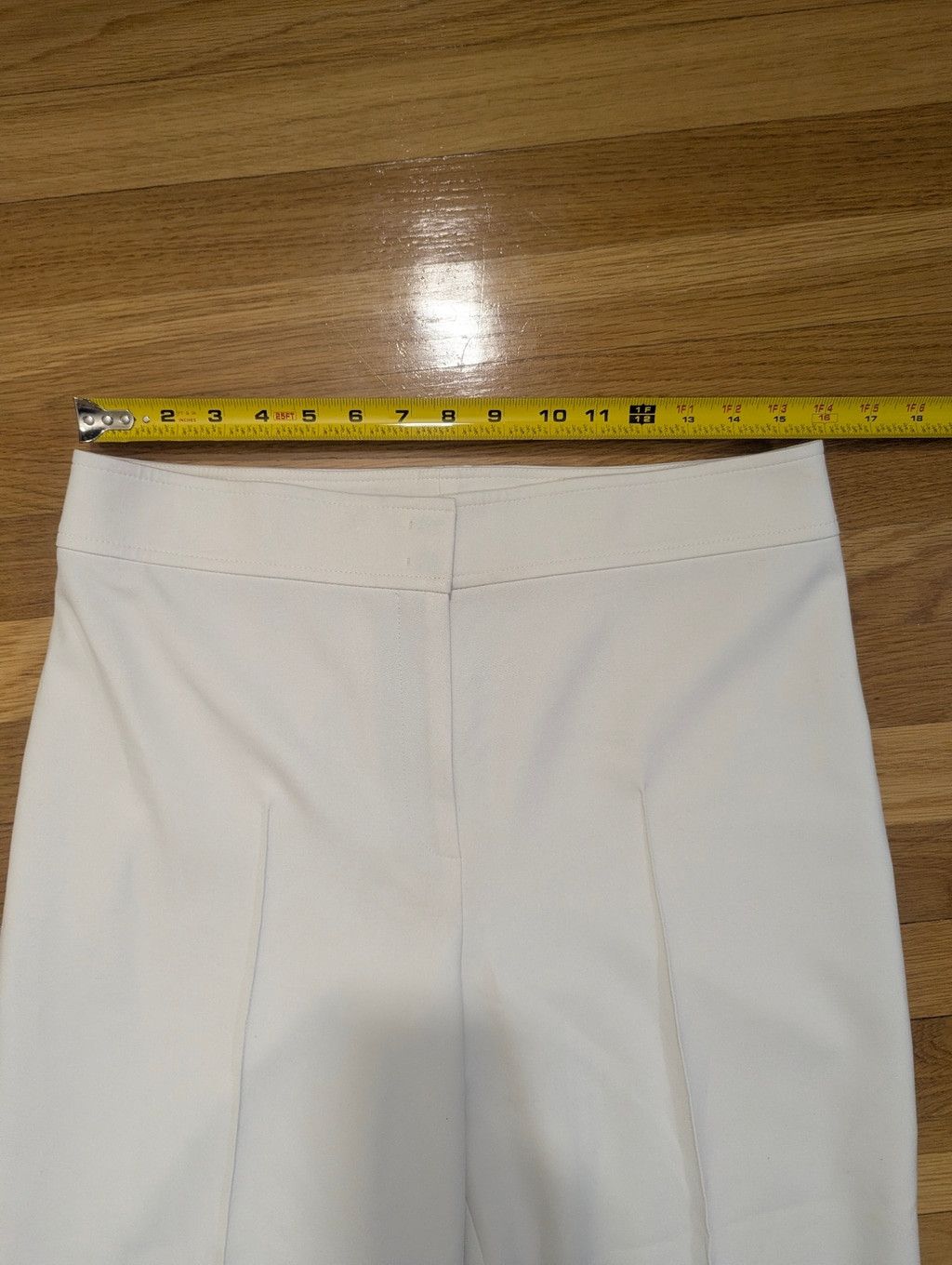 Akris Akris Punto NWT Chieko Cream Kick Flare Crop Trousers Size Size 32" / US 10 / IT 46 - 12 Thumbnail