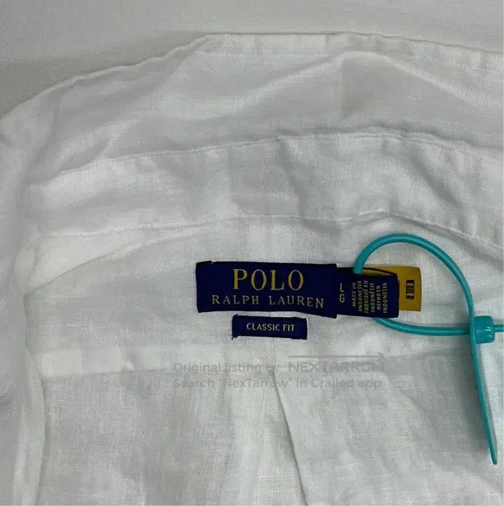 Polo Ralph Lauren Polo Ralph Lauren Logo Embroidery Linen Shirt. Size US L / EU 52-54 / 3 - 2 Thumbnail
