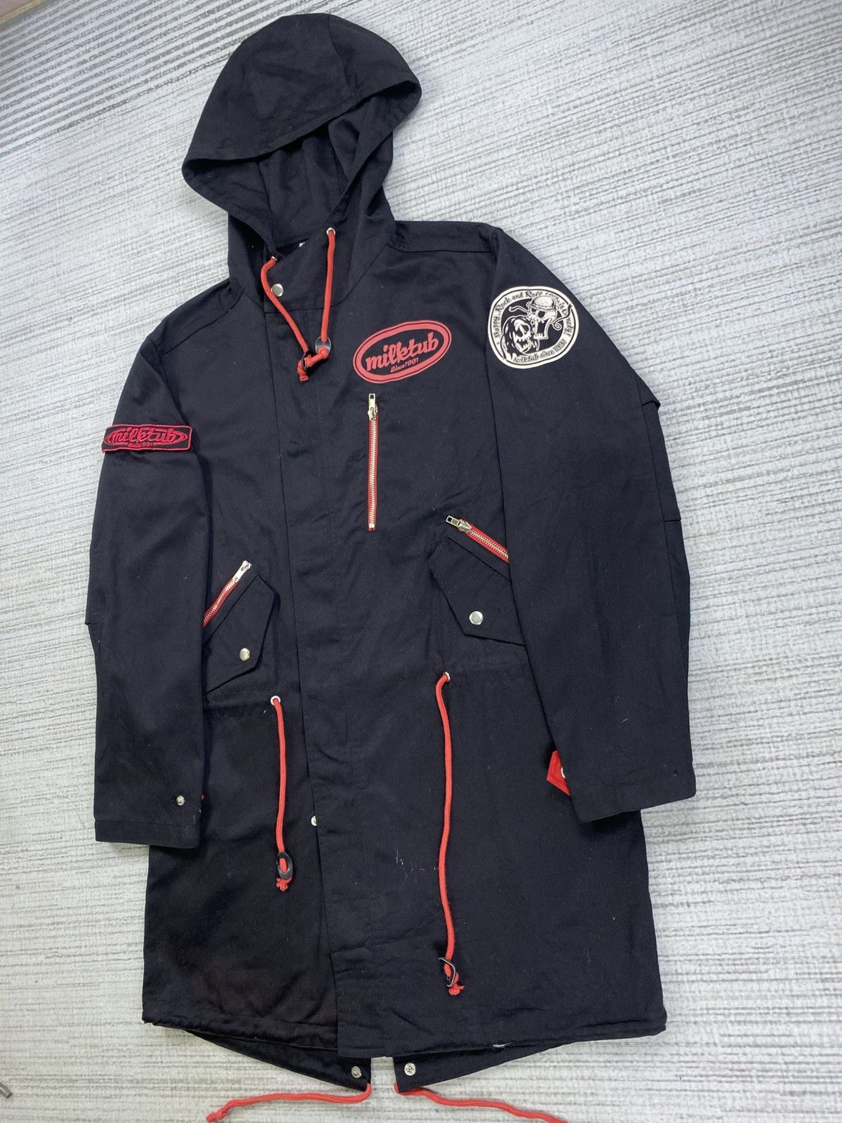 Seditionaries 🔥🔥Studio 696 Milktub Multipocket Punk Style Hoodie Jacket Size US M / EU 48-50 / 2 - 3 Thumbnail