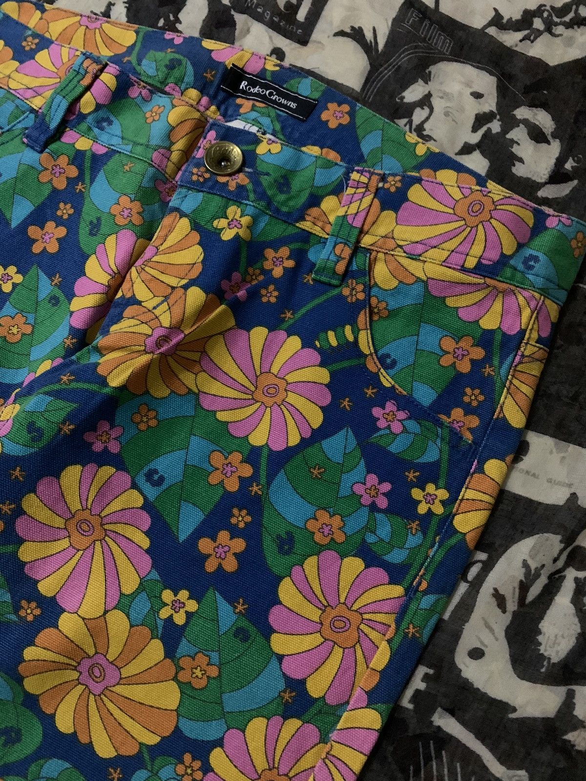 Hysteric Glamour 💥Japanese Brand Rodeo Crowns Lollipop Floral Pant Size 31" - 5 Thumbnail