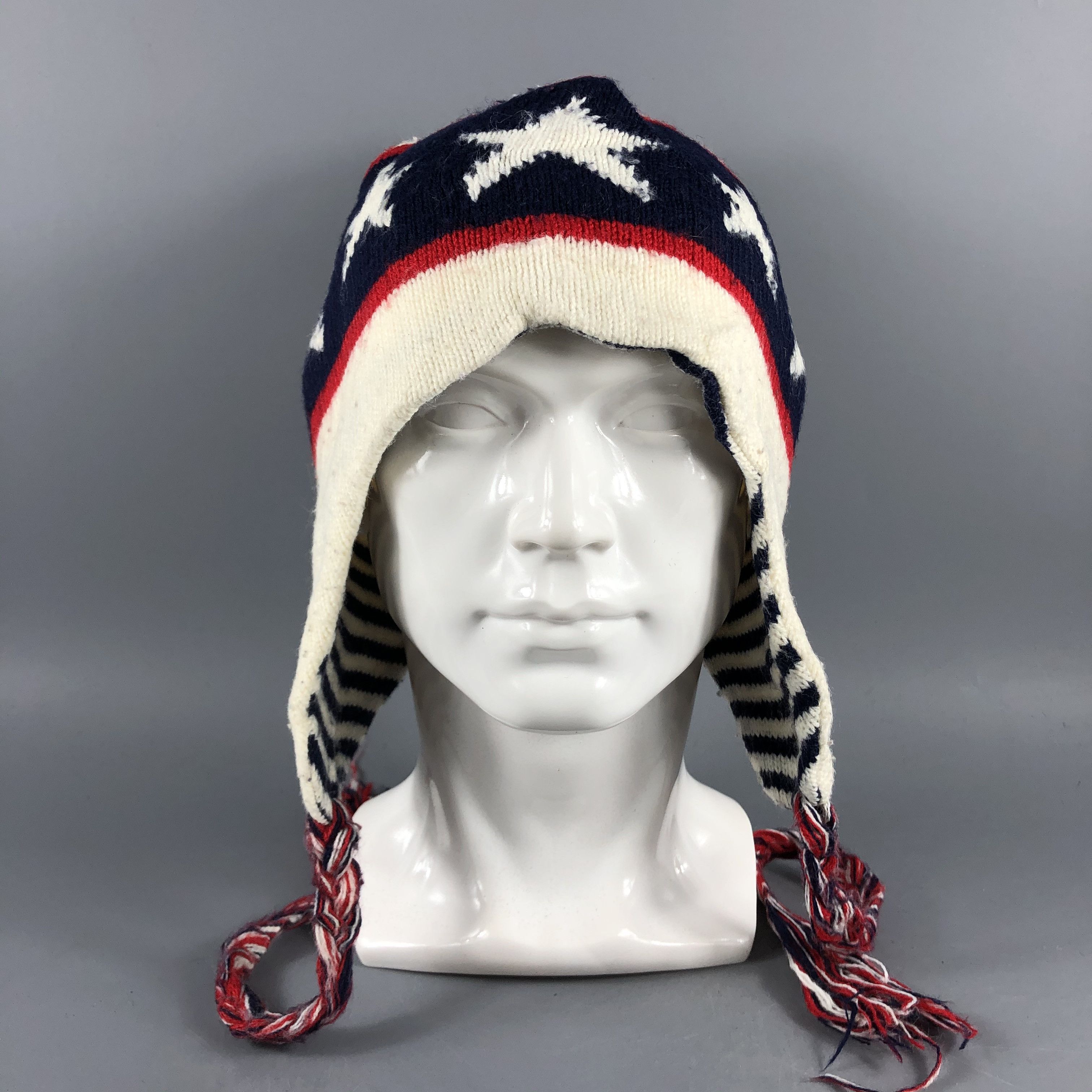 image of Vintage Hushush Ear Flap Beanie Snow Hat Snow Cap -B1942, Men's