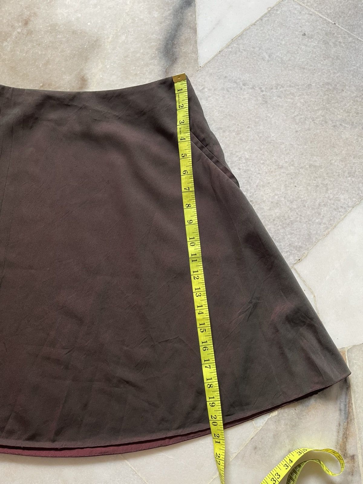 Jean Paul Gaultier 90s Jean Paul Gaultier Metalic Skirt 11 Size 26" / US 2 / IT 38 - 14 Thumbnail
