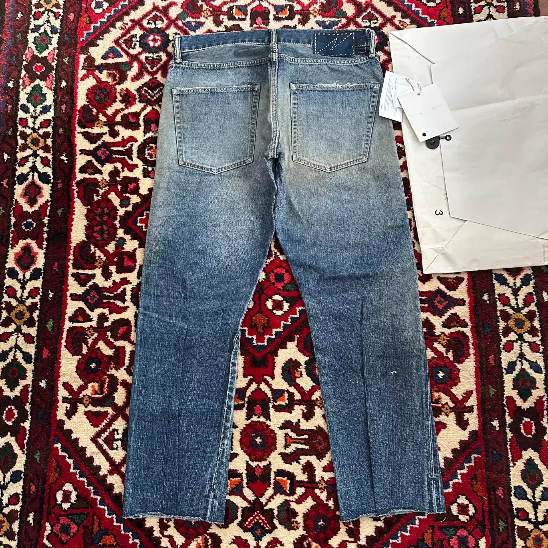 Visvim VISVIM 20SS DRY8 Wide Distressed Jeans Size US 27 - 2 Thumbnail