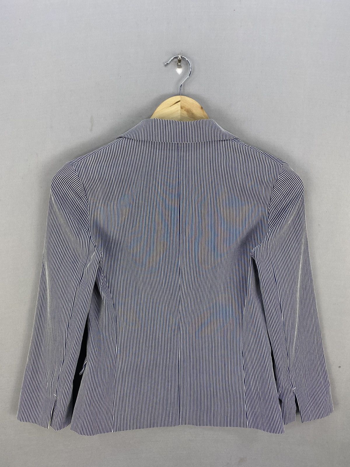 Yohji Yamamoto INED Pinstripe Coat Jacket Size XXS / US 00 / IT 34 - 4 Thumbnail