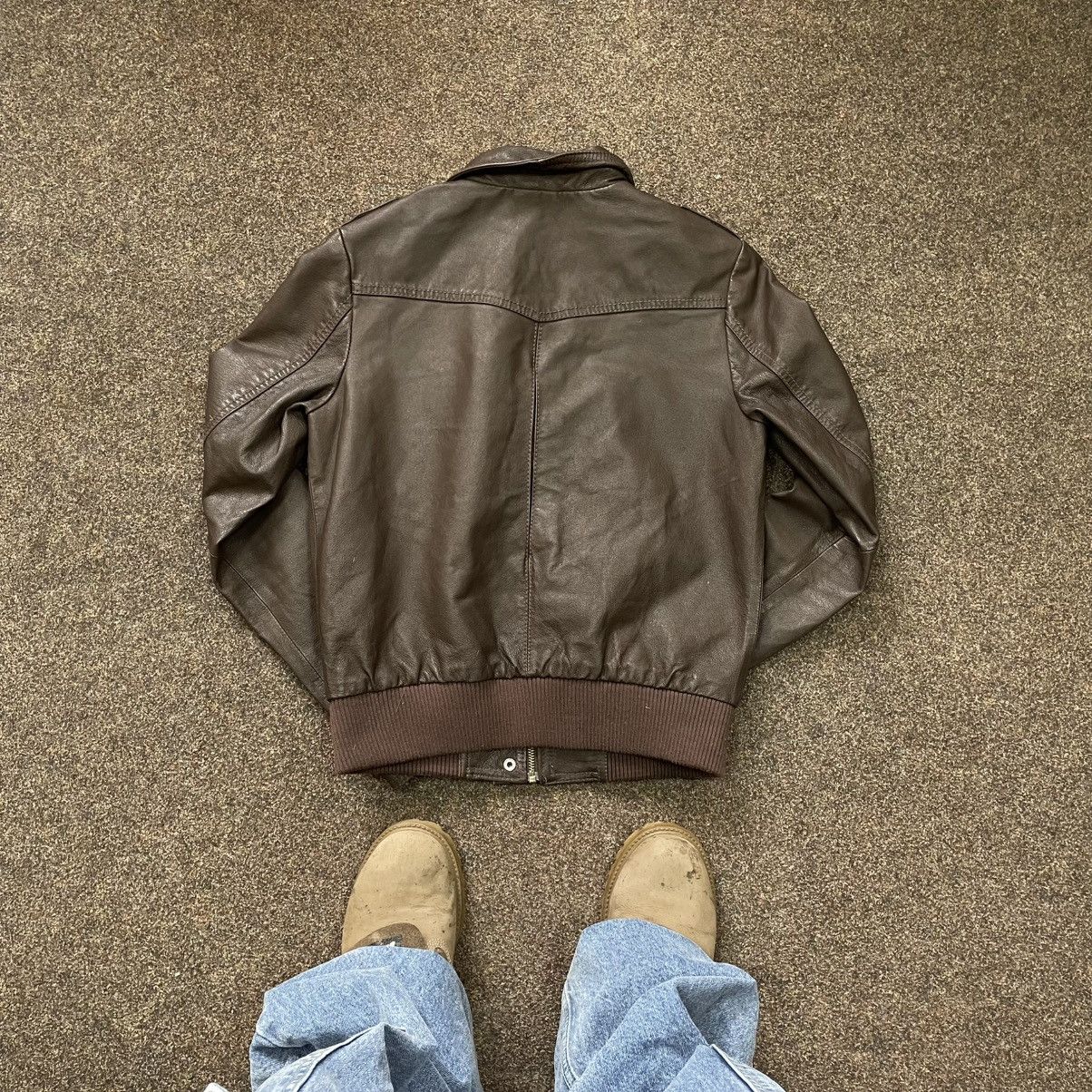Genuine Leather Vintage Y2K Leather Jacket Biker Punk Opium BALENCIAGA Style Size M / US 6-8 / IT 42-44 - 5 Thumbnail