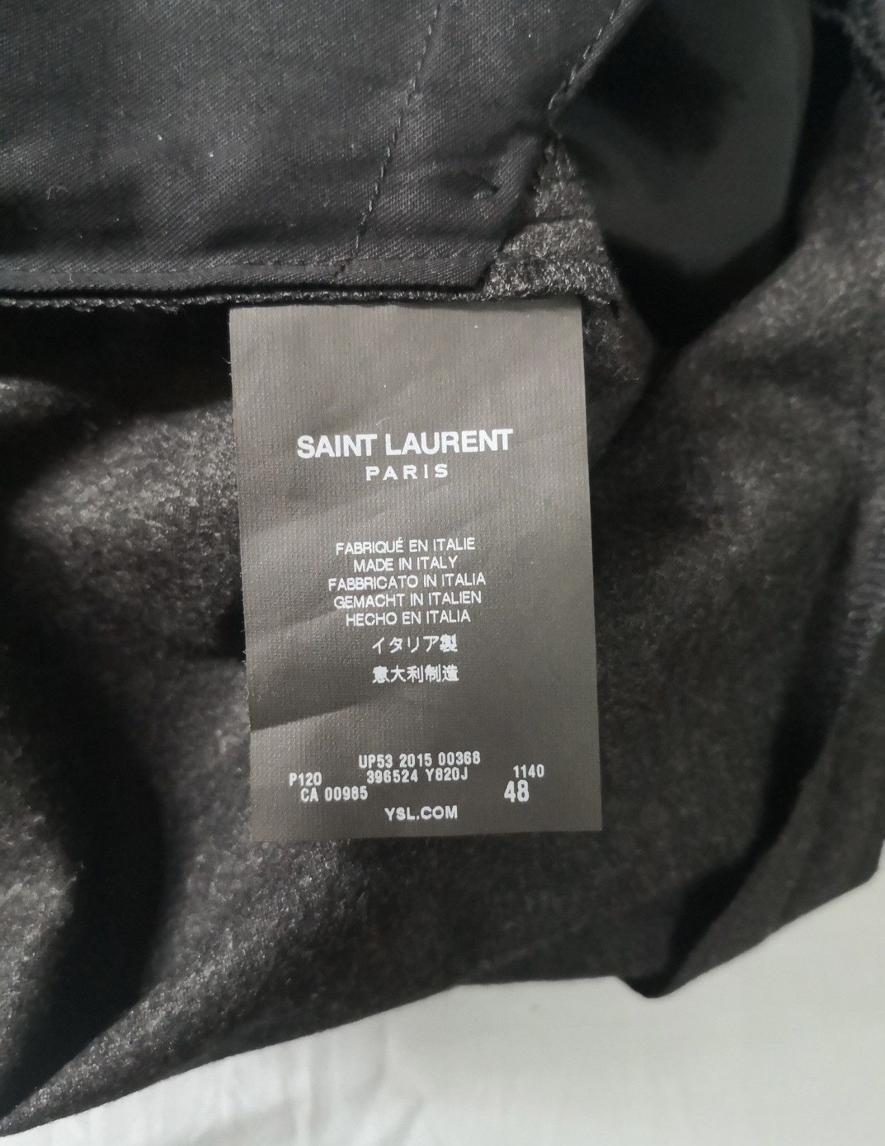 Saint Laurent Paris Saint Laurent cashmere trousers 2015 Size 48S - 5 Thumbnail