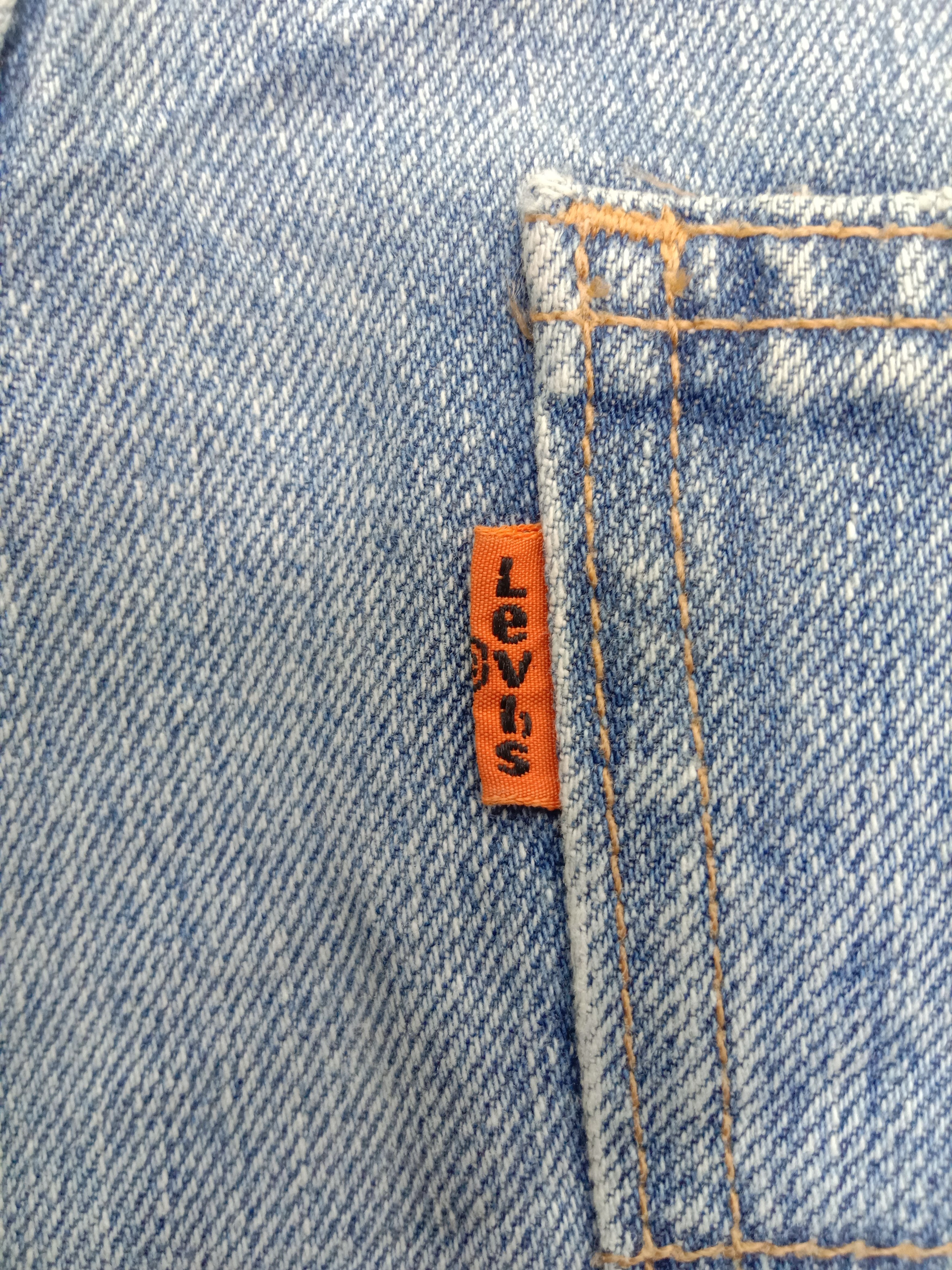 Levi's Vintage Levi's 505 Orange Tab Jeans Light Wash Ripped Denim Size US 30 / EU 46 - 11 Thumbnail