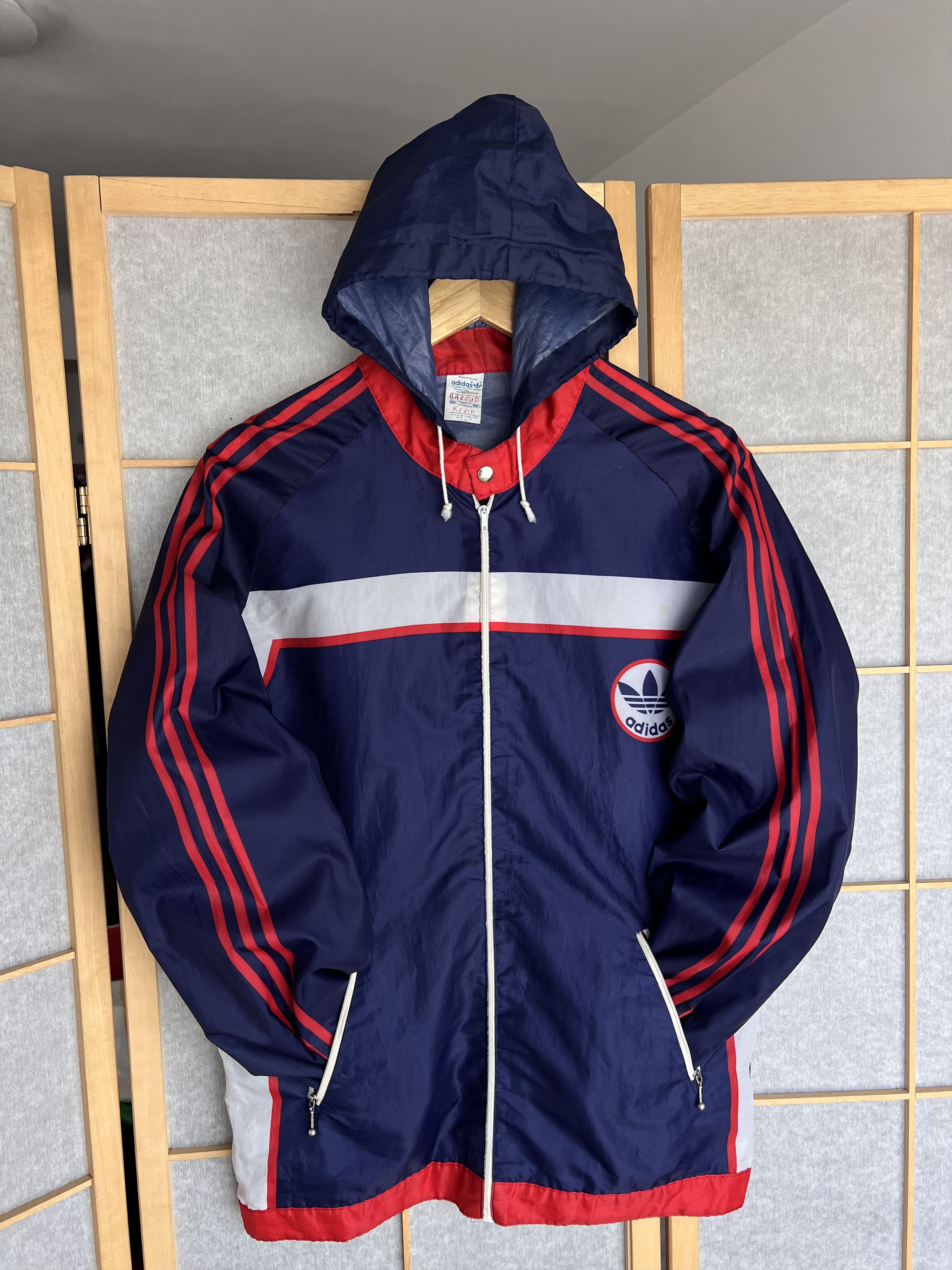 Adidas Adidas original light jacket multi logo size Medium | Grailed