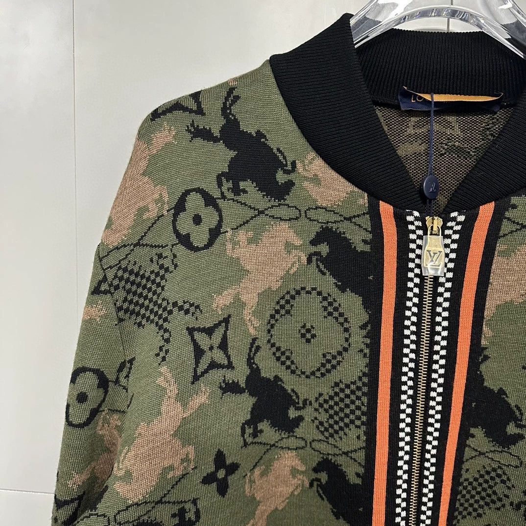 Louis Vuitton louis vuitton camo knit jacket XXL Size US XXL / EU 58 / 5 - 3 Thumbnail