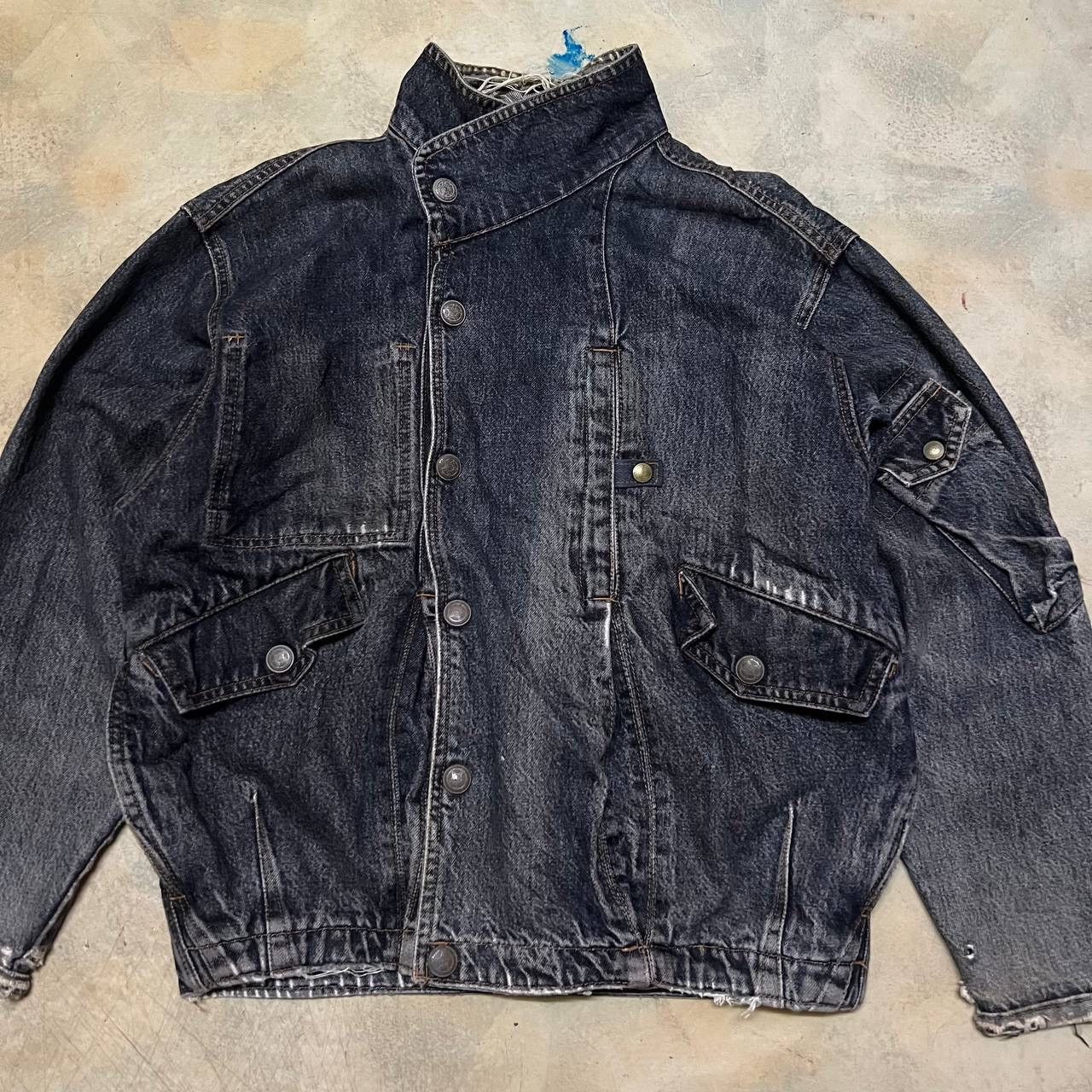 Japanese Brand Ga-z Blue Way Distressed Denim Jacket Size US M / EU 48-50 / 2 - 3 Thumbnail