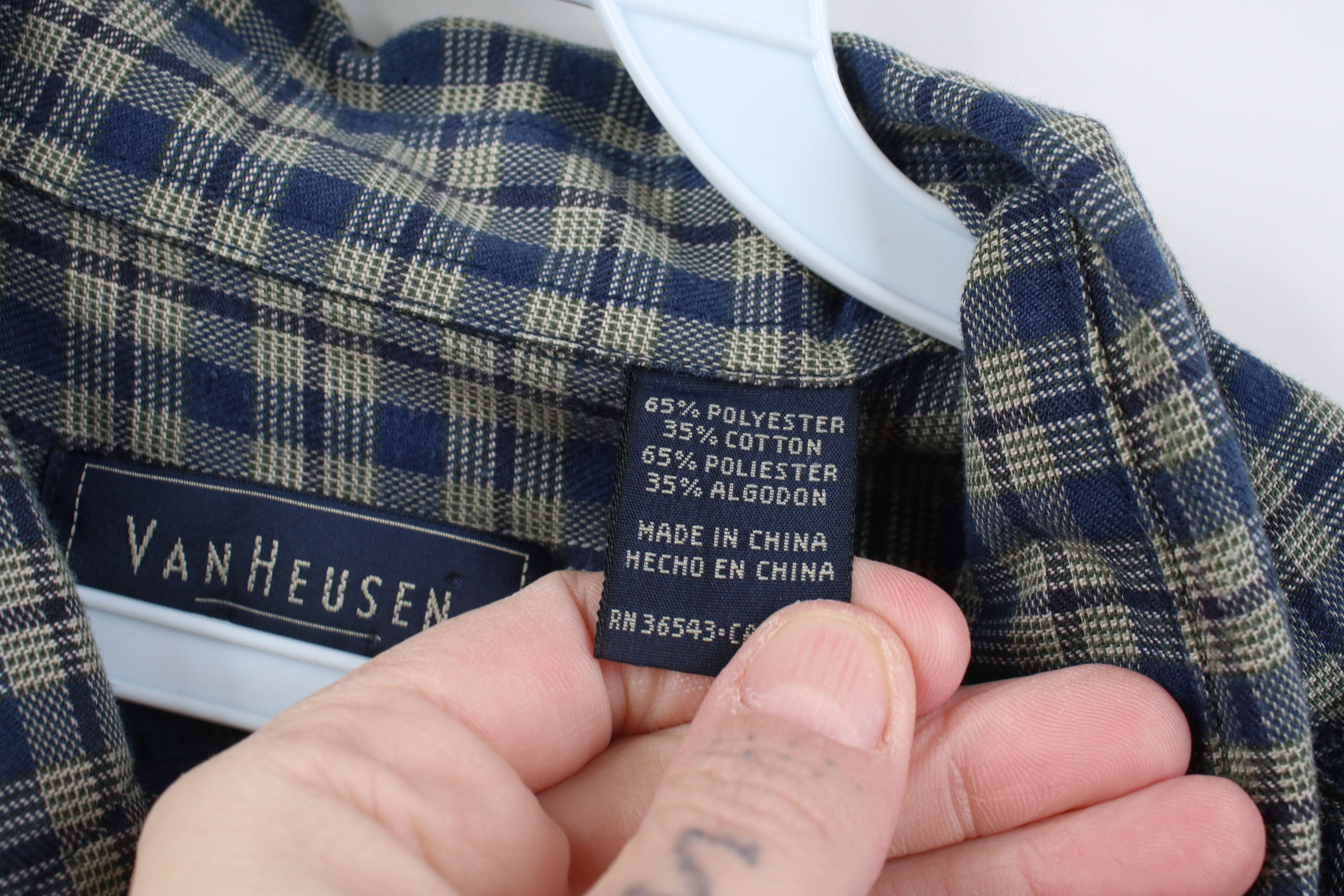 Vintage Vintage 90s Streetwear Collared Button Down Shirt Plaid Size US XL / EU 56 / 4 - 7 Thumbnail