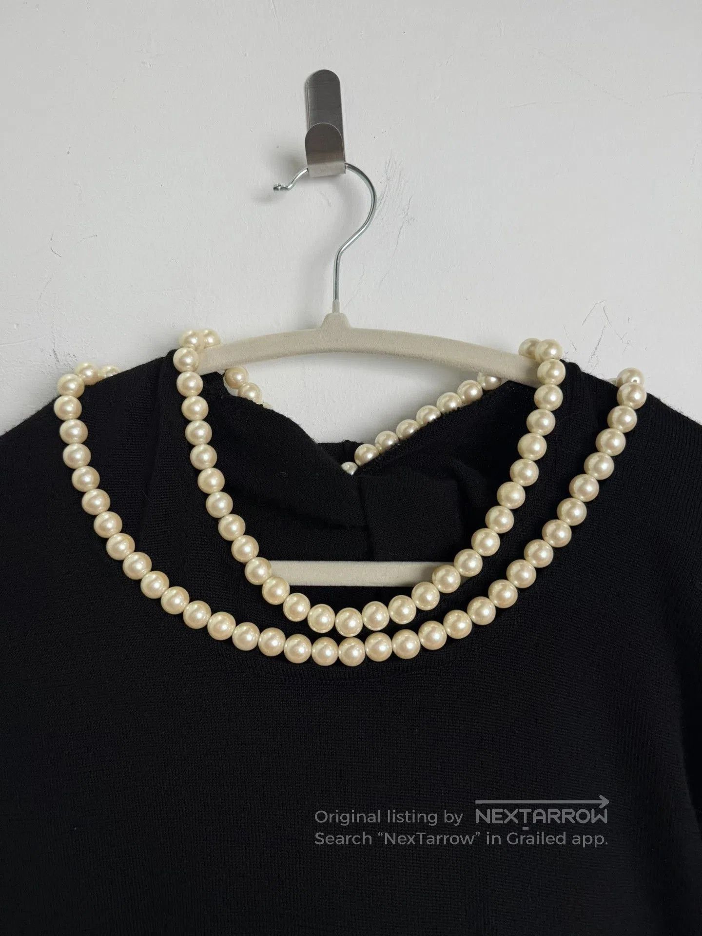 Junya Watanabe Junya Watanabe 03AW Double Knit Wool Pearl Sweater. Size US M / EU 48-50 / 2 - 2 Thumbnail