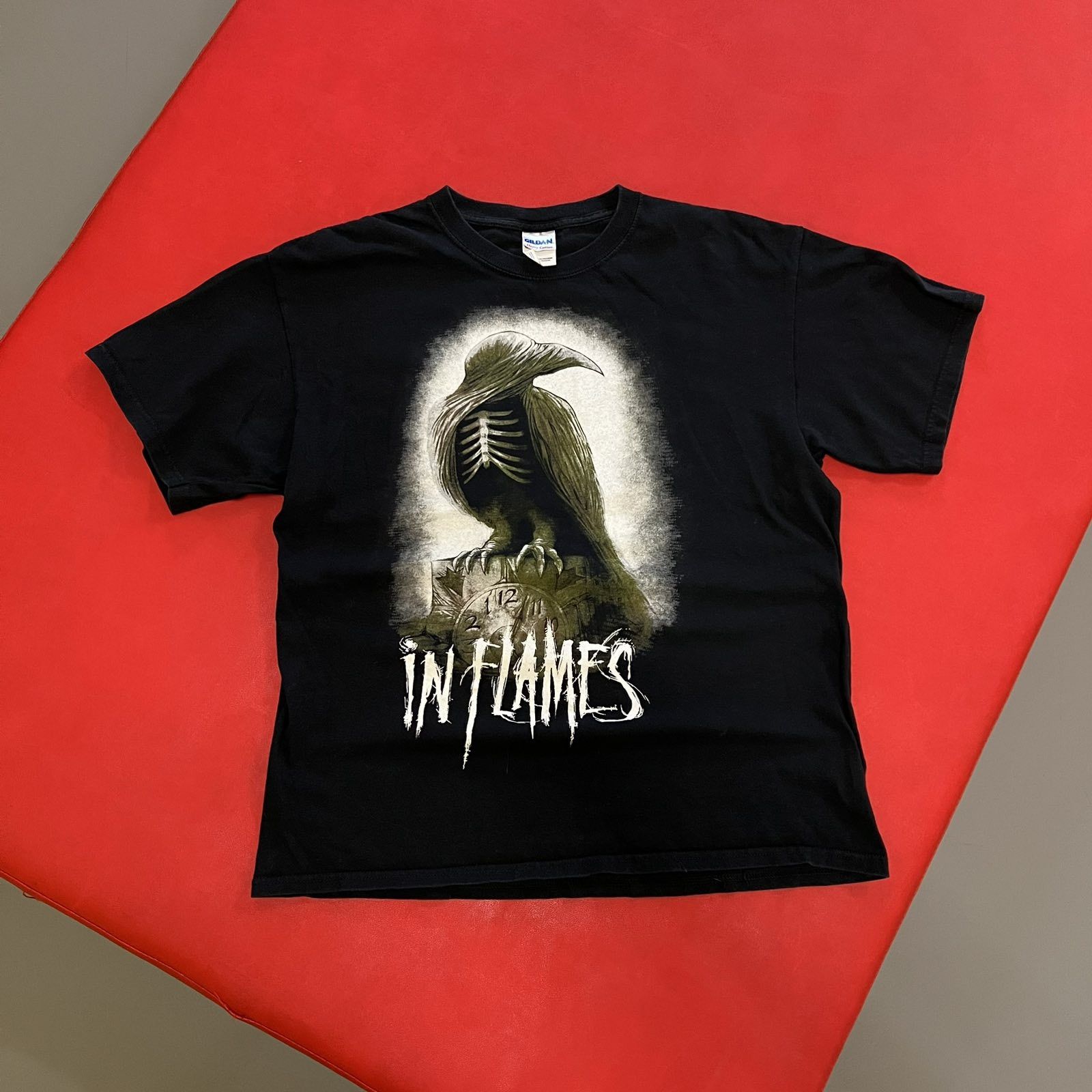 Band Tees In Flames 2011 Tour Rock band Shirt Sz L Size US L / EU 52-54 / 3 - 1 Thumbnail