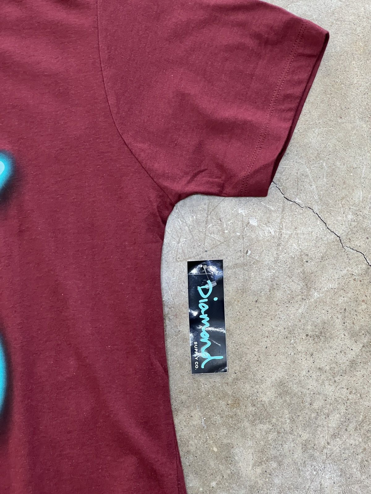 Diamond Supply Co. Diamond Supply Ring BF Tee Burgundy XS Size XS / US 0-2 / IT 36-38 - 5 Thumbnail