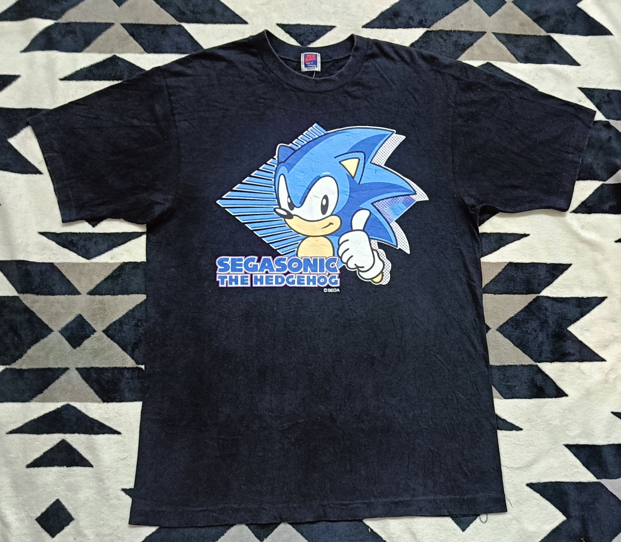Vintage 🔥🔥 Rare Vintage 90s Sega Sonic The Hedgehogs Tee Size US L / EU 52-54 / 3 - 2 Thumbnail