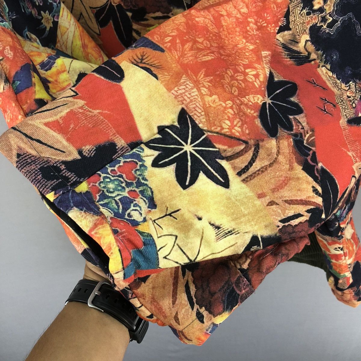 Japanese Brand Japanese Brand Floral Motive Baggy Kimono Size US XXL / EU 58 / 5 - 9 Thumbnail