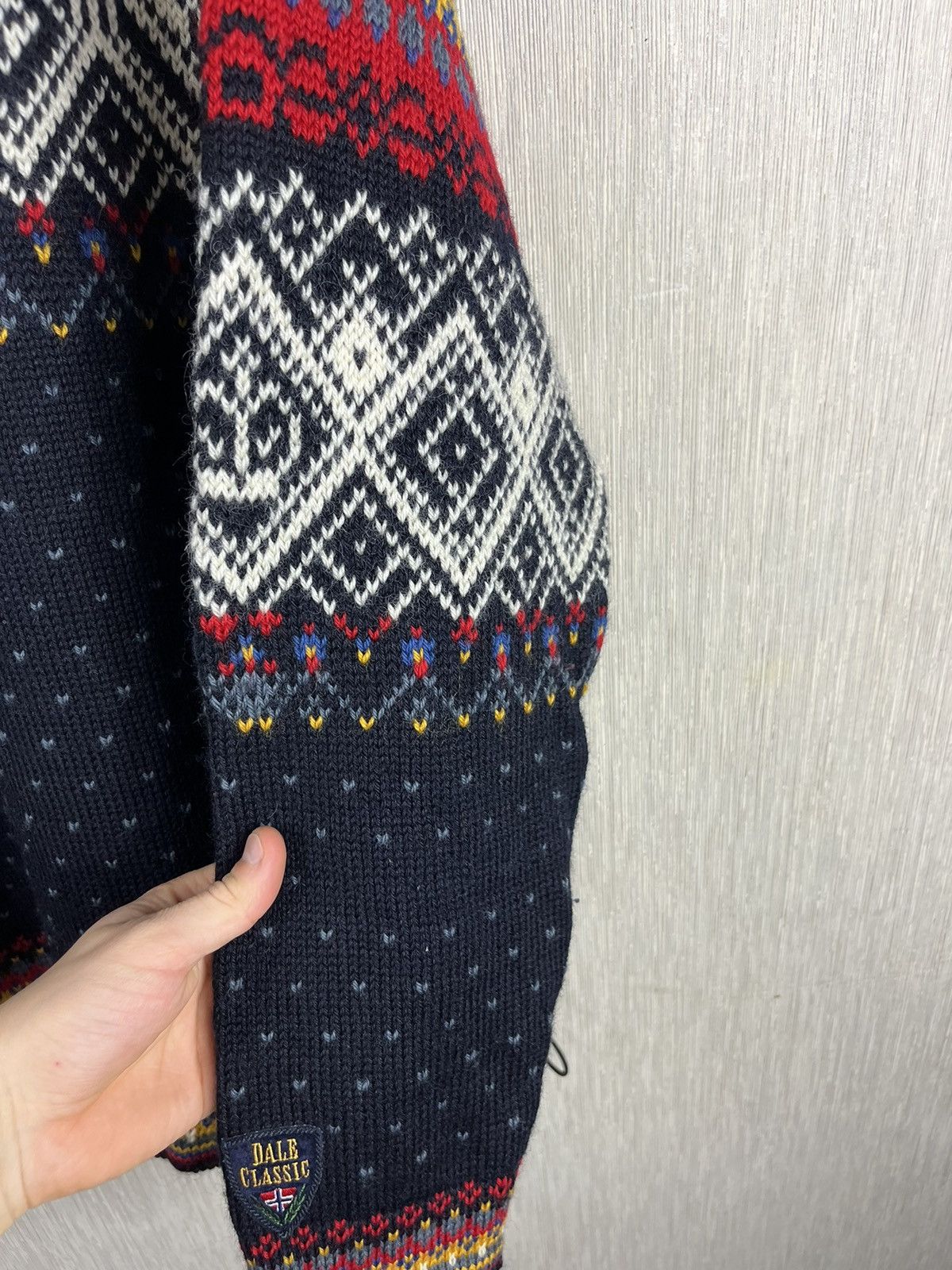 Dale Of Norway × Vintage Vintage Dale of Norway wool heavy patterned zip sweater knit Size US L / EU 52-54 / 3 - 10 Thumbnail