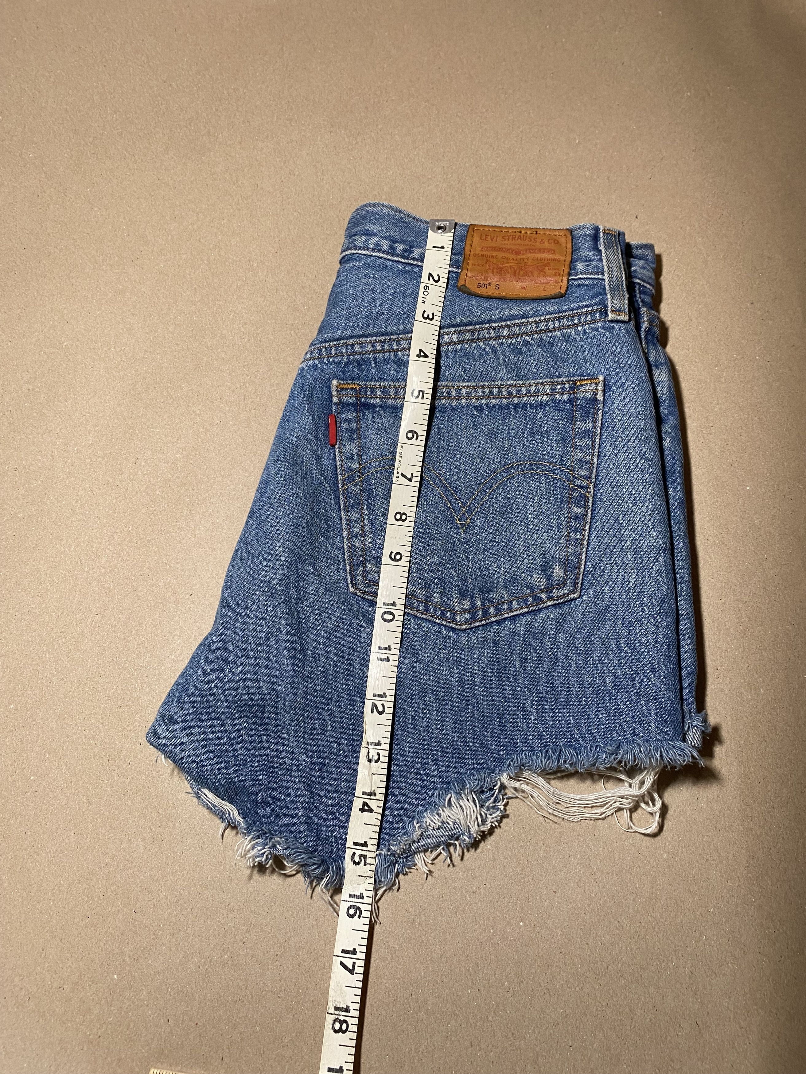 Levi's × Levi's Made & Crafted Levi’s 501 S CutOff Shorts w/ Button Fly Front Sz 28 Size 28" / US 6 / IT 42 - 3 Thumbnail