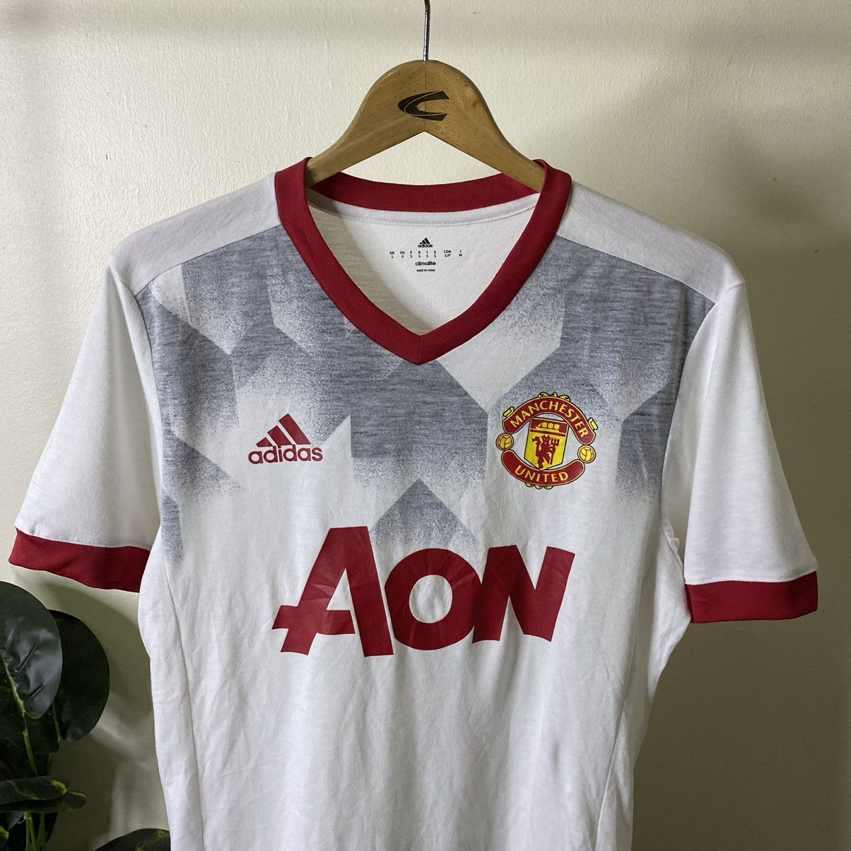 Adidas Y2K Adidas Manchester United Training Football Shirt Size US M / EU 48-50 / 2 - 2 Thumbnail
