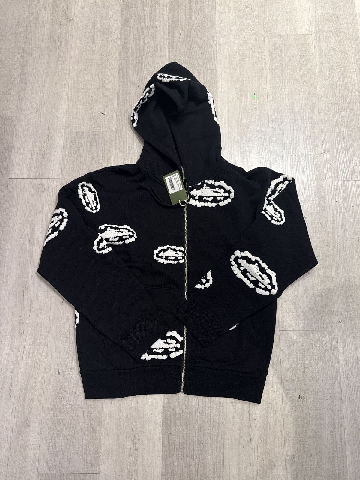 DENIM TEARS Denim Tears Cee-Lo NY Zip Hoodie – Black | Grailed