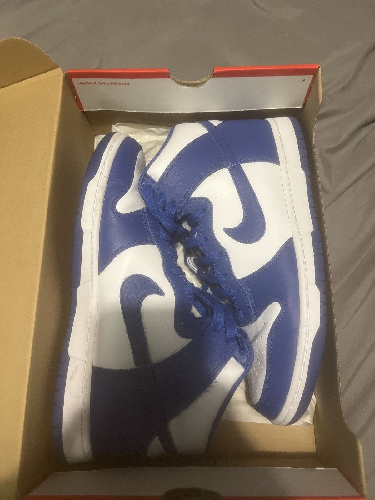 Nike Nike Dunk High Royals Size US 11 / EU 44 - 3 Thumbnail