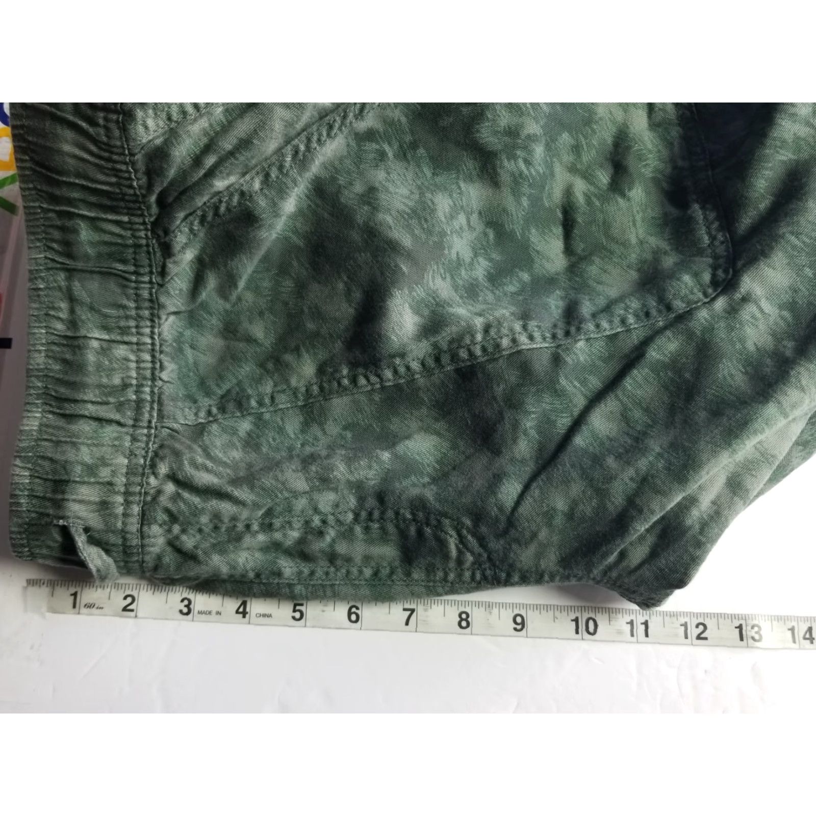 Orvis VINTAGE Orvis Jogger Pants Womens L Camouflage Lounge Drawstring Elastic Waist Size 36" / US 14 / IT 50 - 4 Thumbnail