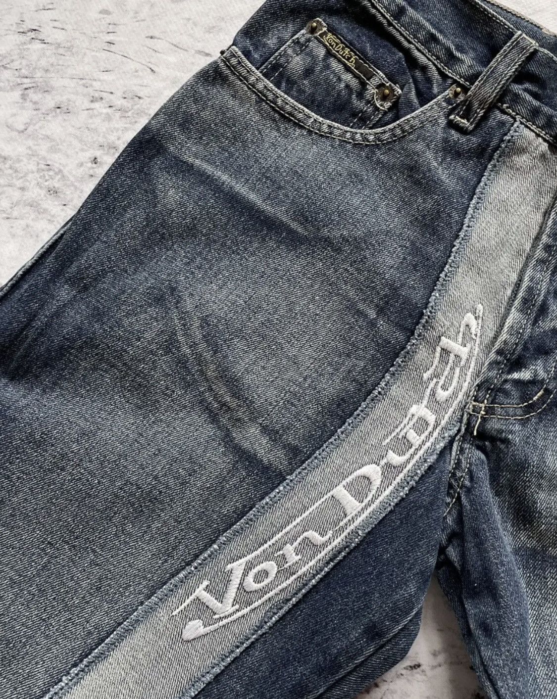 Vintage × Von Dutch Von Dutch Logo Jeans Size US 30 / EU 46 - 15 Thumbnail