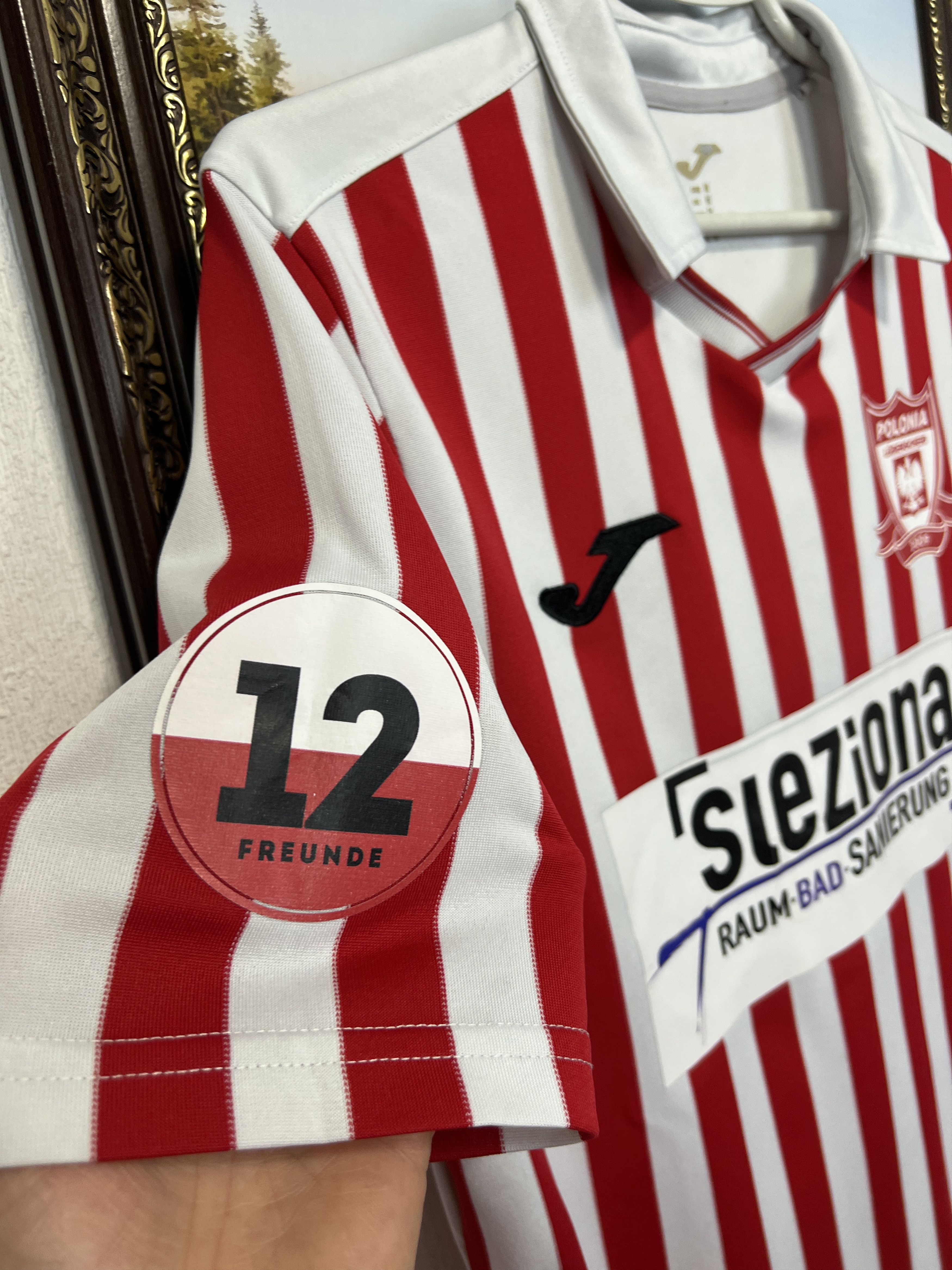 Joma Polonia Ludenscheid Football Shirt Player Issue Jersey Size US M / EU 48-50 / 2 - 4 Thumbnail