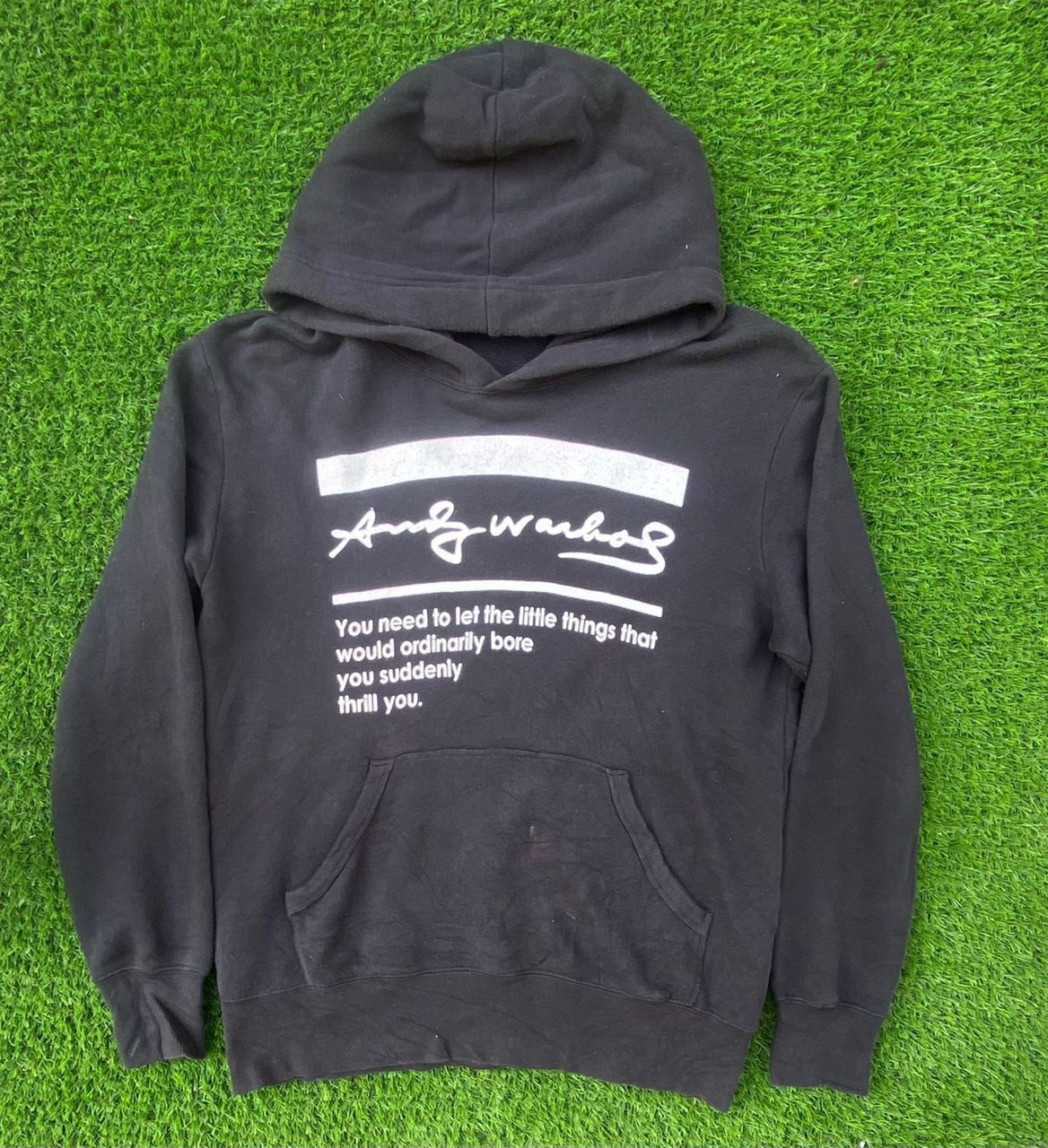 Andy Warhol Andy Warhol Hooded Spellout Logo Size US M / EU 48-50 / 2 - 1 Thumbnail