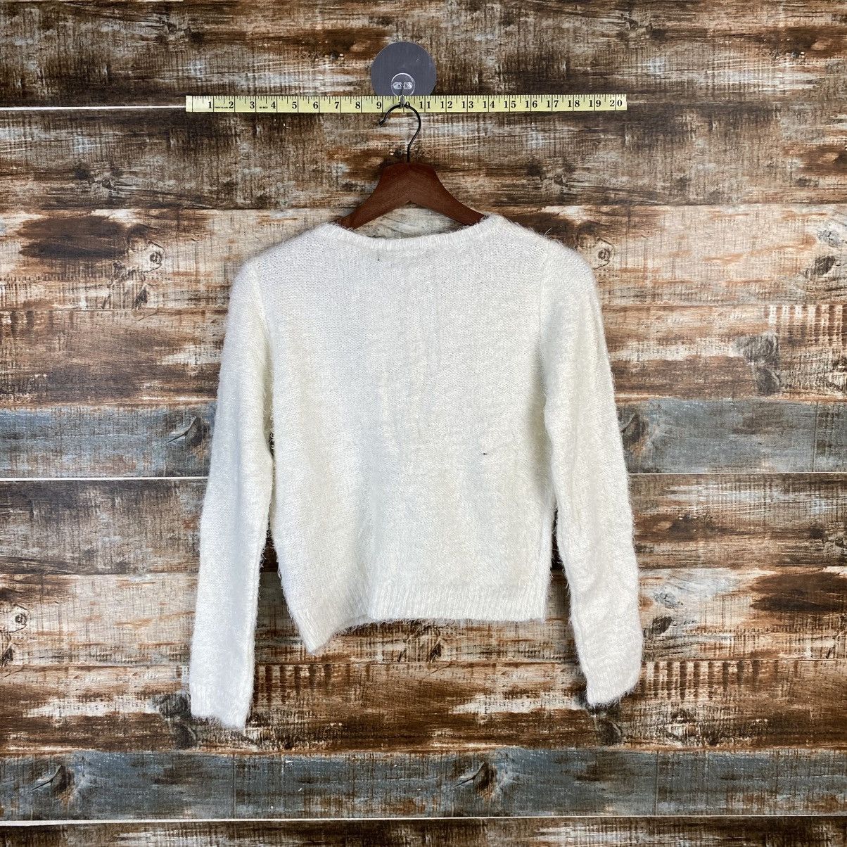 Japanese Brand DL Cecil Mcbee White Cardigan Knitwear #C1087 Size S / US 4 / IT 40 - 12 Thumbnail